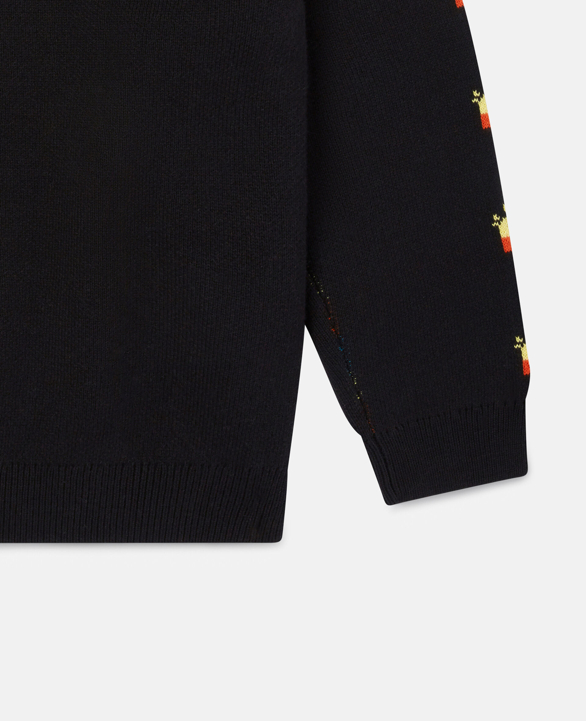 Fantasia Mickey Intarsia Knit Jumper-Black-large image number 2