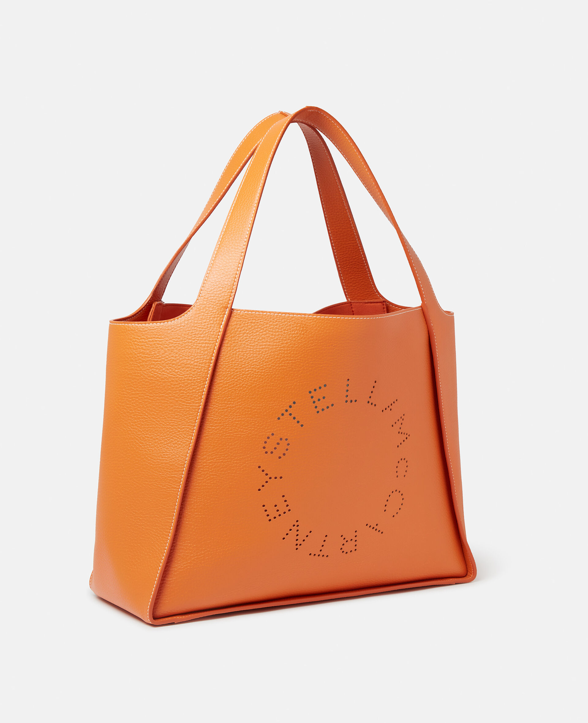 Stella Logo Grainy Alter Mat Tote Bag-Black-large image number 1