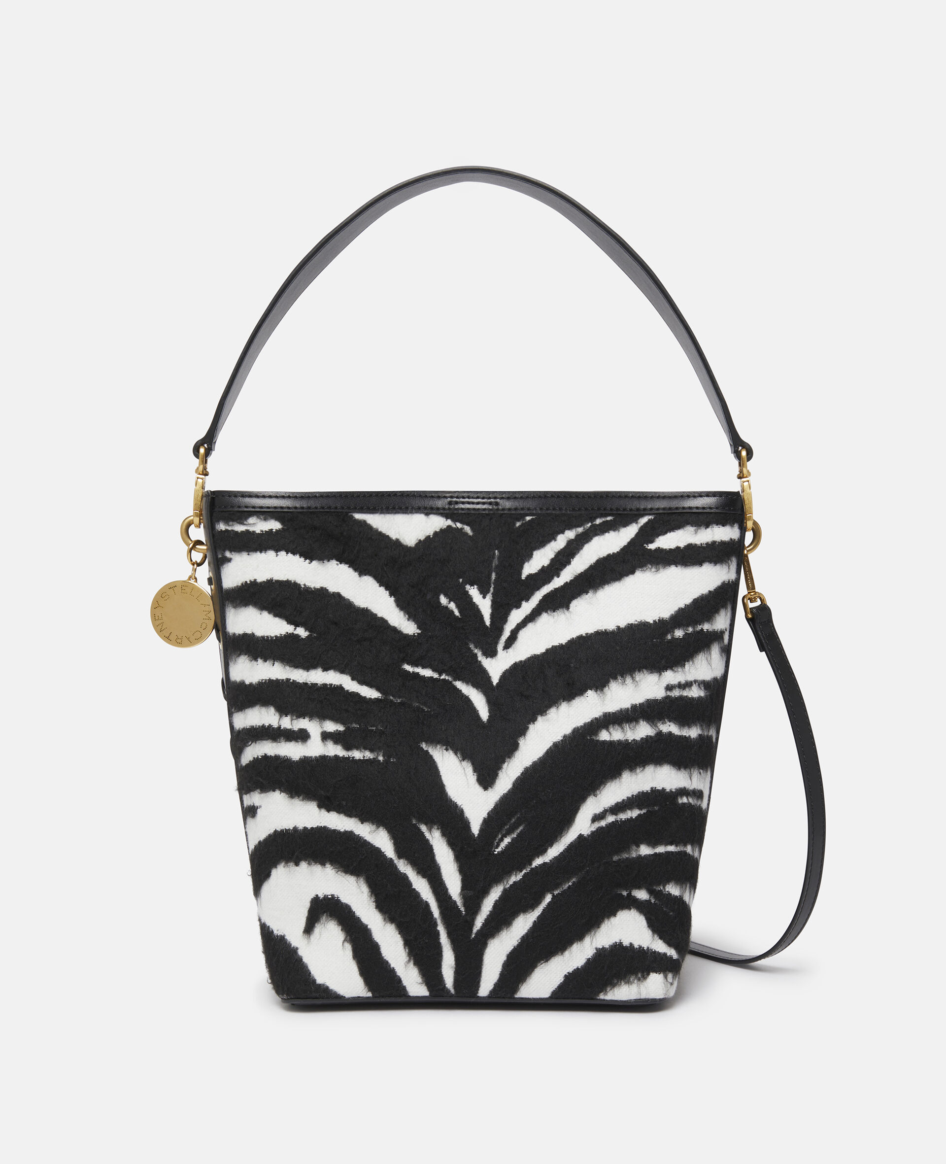 Tote con Motivo Tigre Frayme-Bianco-large image number 0