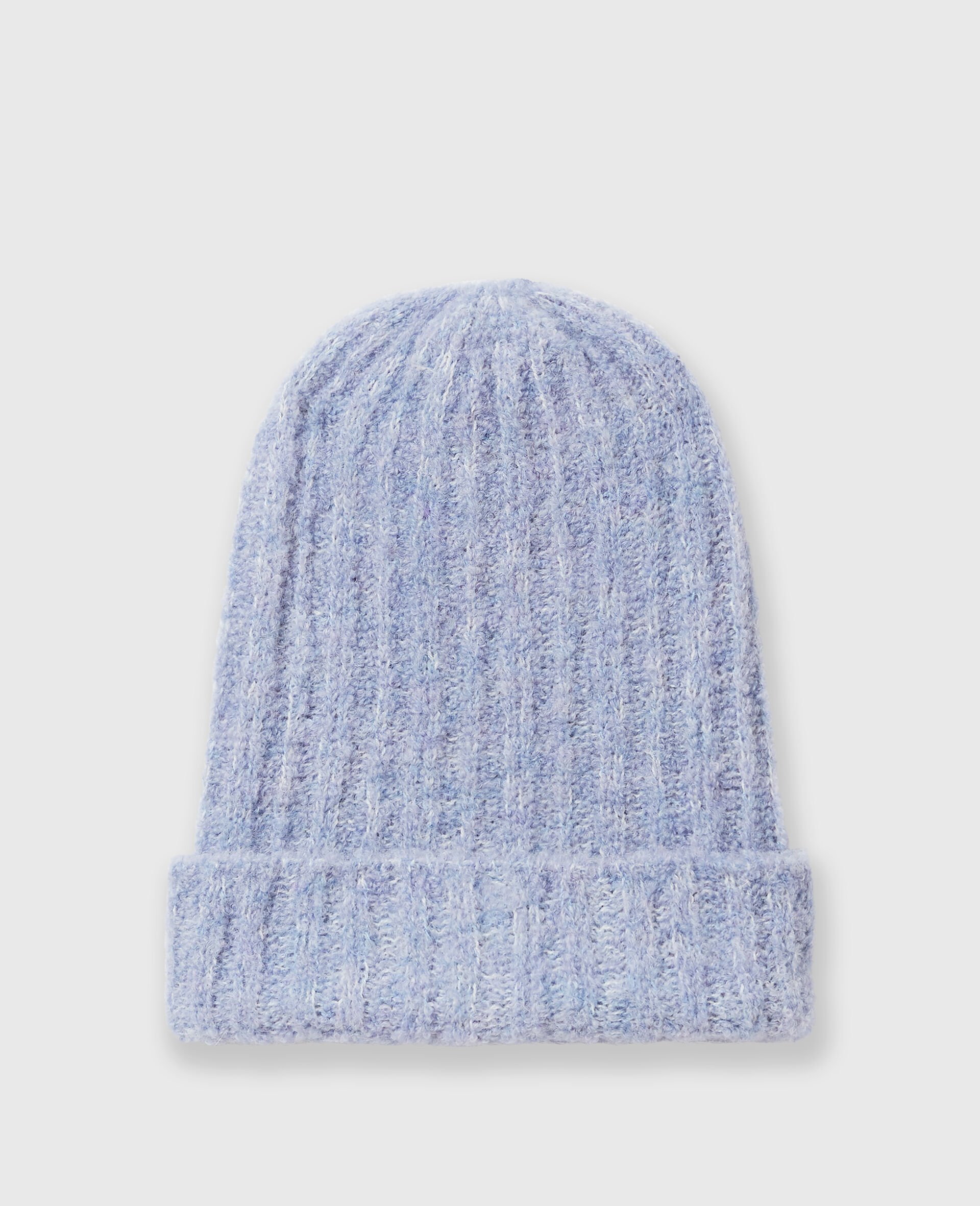 Pinstripe Logo Beanie-Blue-medium