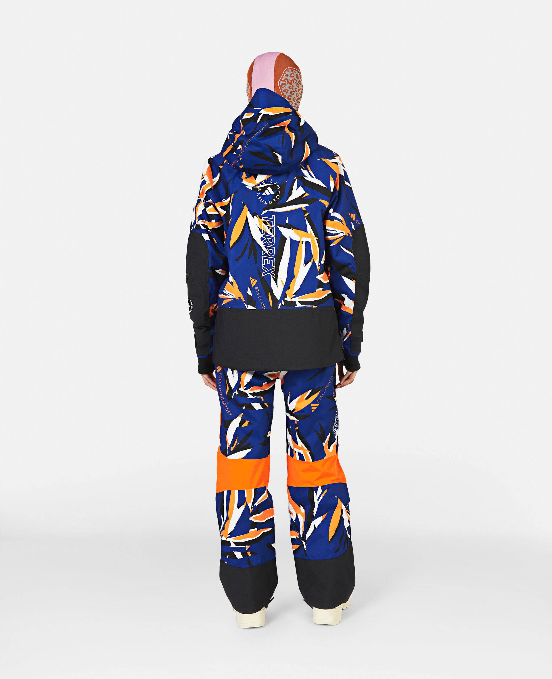 Doppellagige, isolierte Terrex TrueNature Jacke mit Blumenprint-Bunt-large image number 2