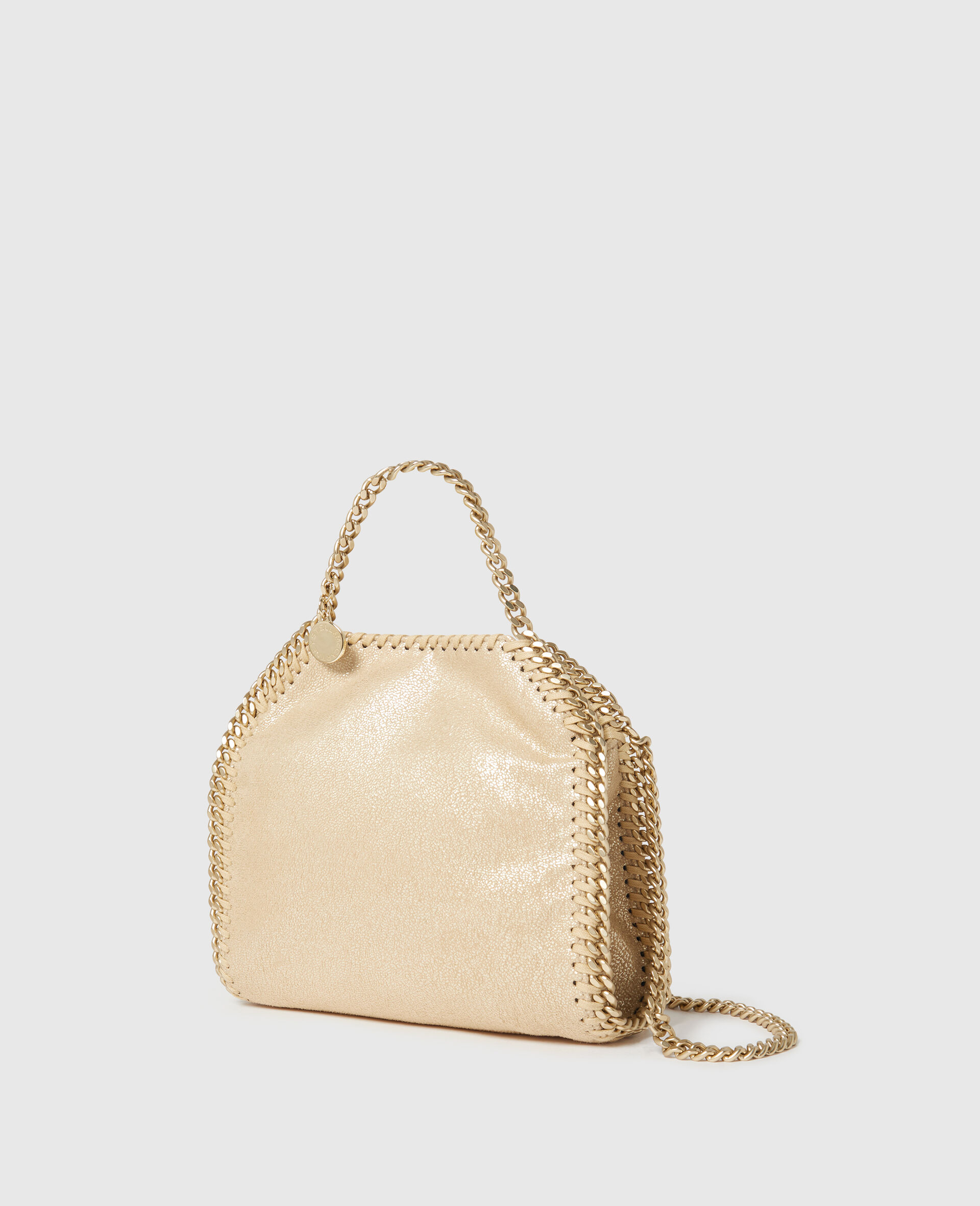 Falabella Tiny Tote Bag-Gold-medium