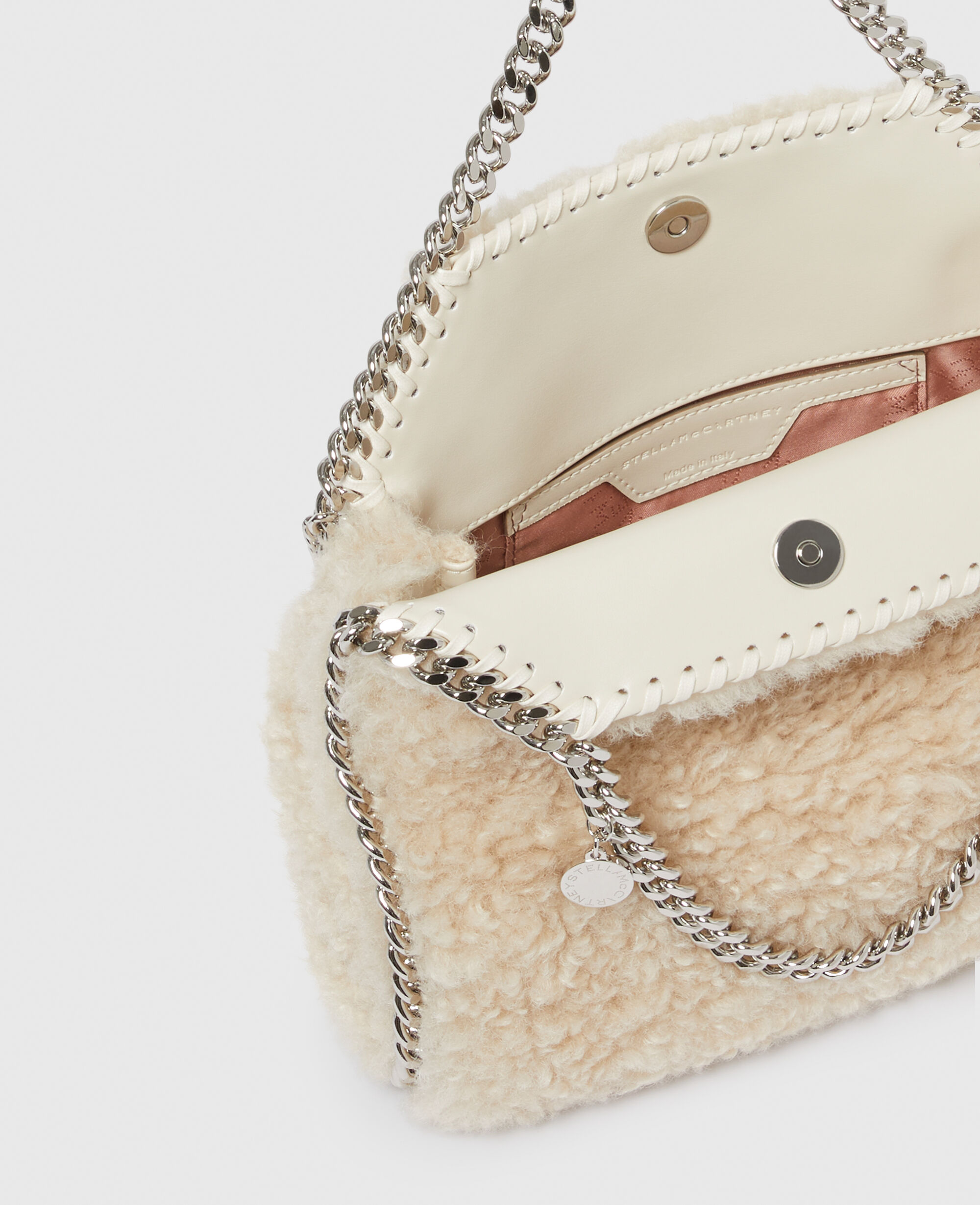STELLAMcCARTNEY ファラベラ ミニ テディ トートバッグ Women BLACK ファラベラ ミニ トートバッグ | Stella McCartney JP