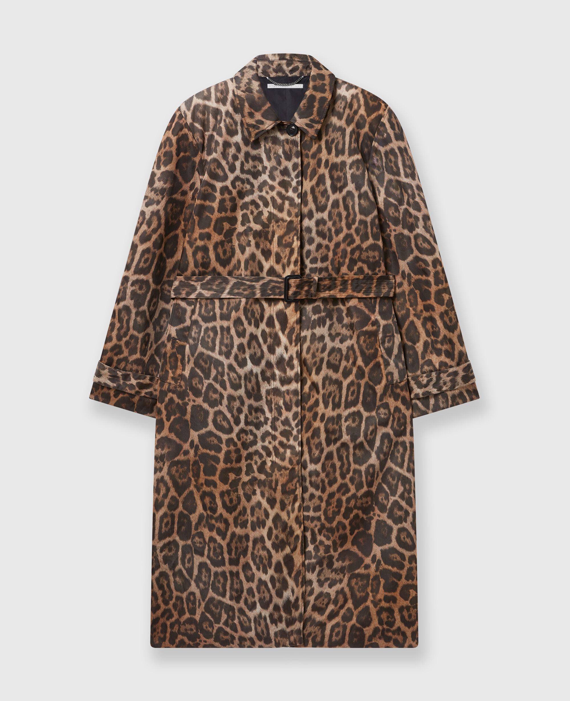Cheetah trench coat sale