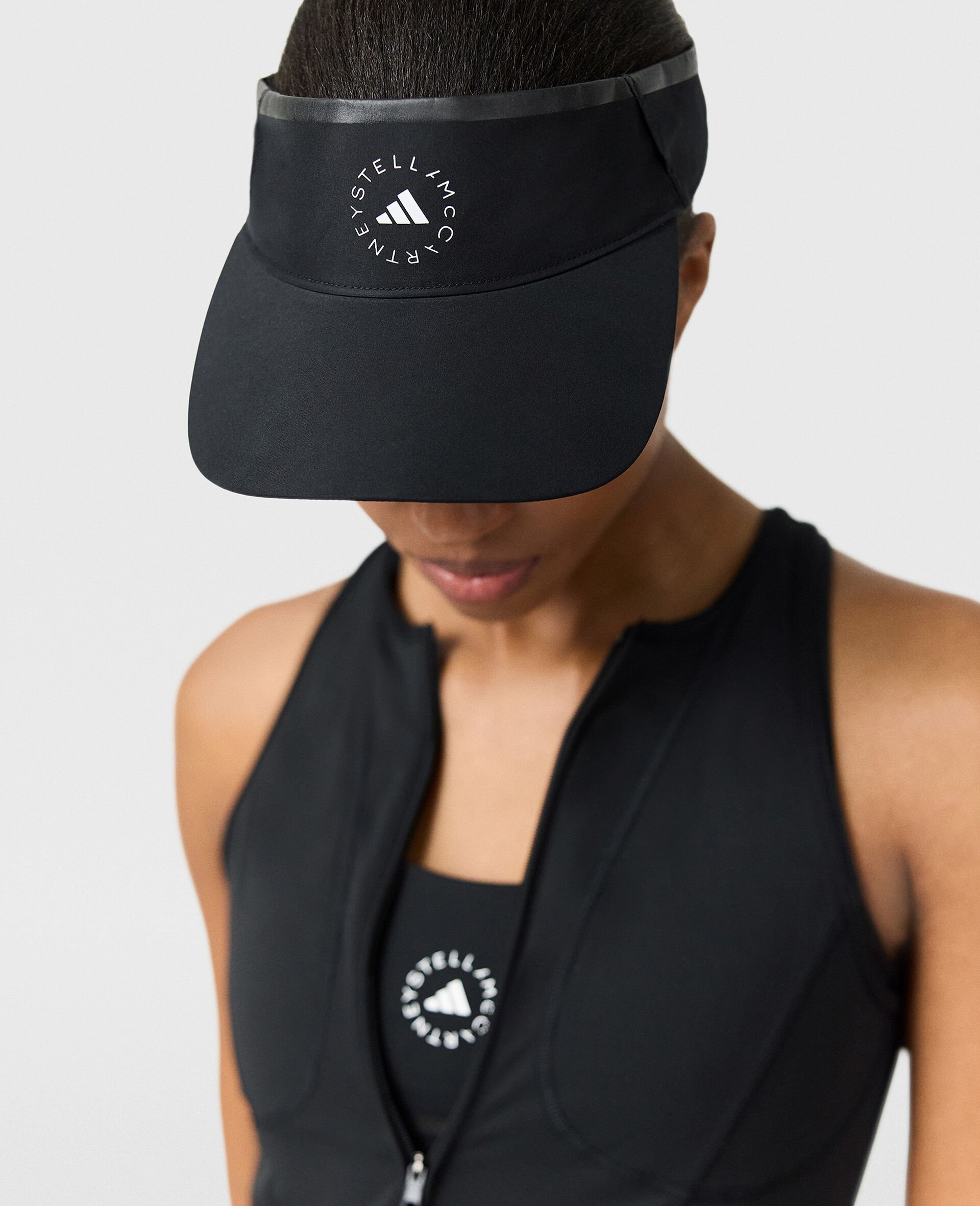 Logo Visor Cap-Black-model