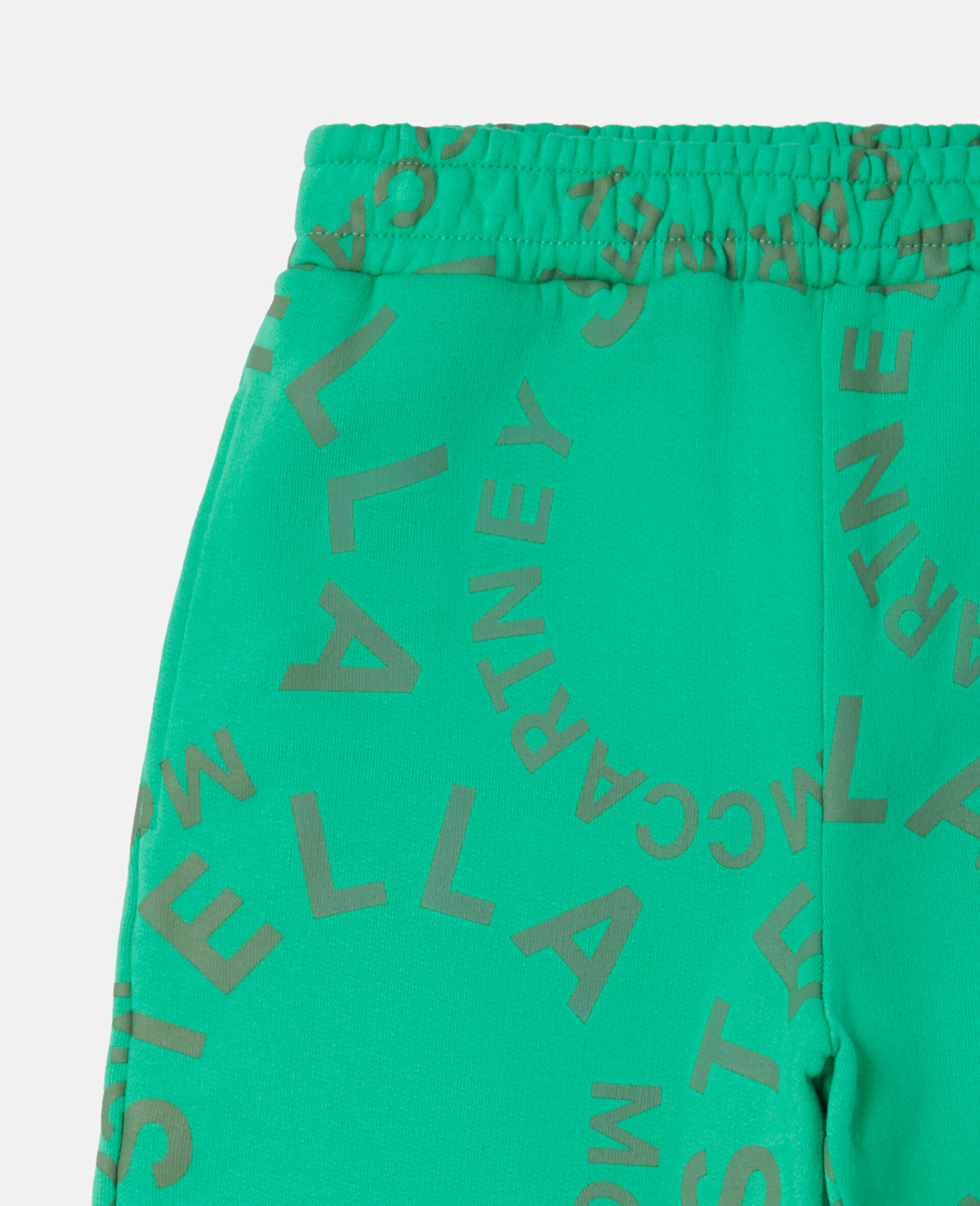 Circular Logo Joggers-Green-large image number 2