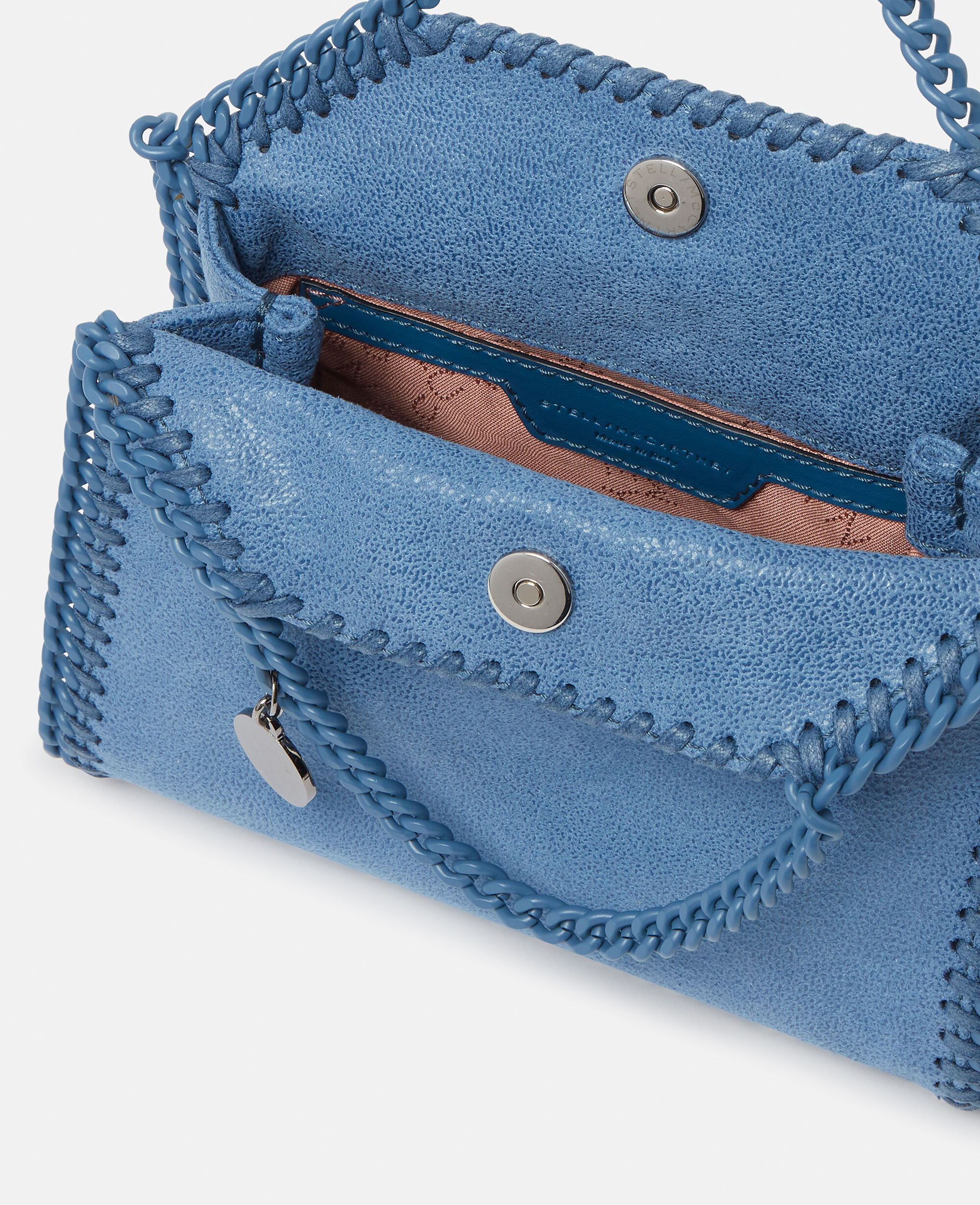 【関税&送料込】Stella Mccartney Falabella Mid Vintage Blue Stella McCartney Blue Signature Falabella Shoulder Bag Excellent