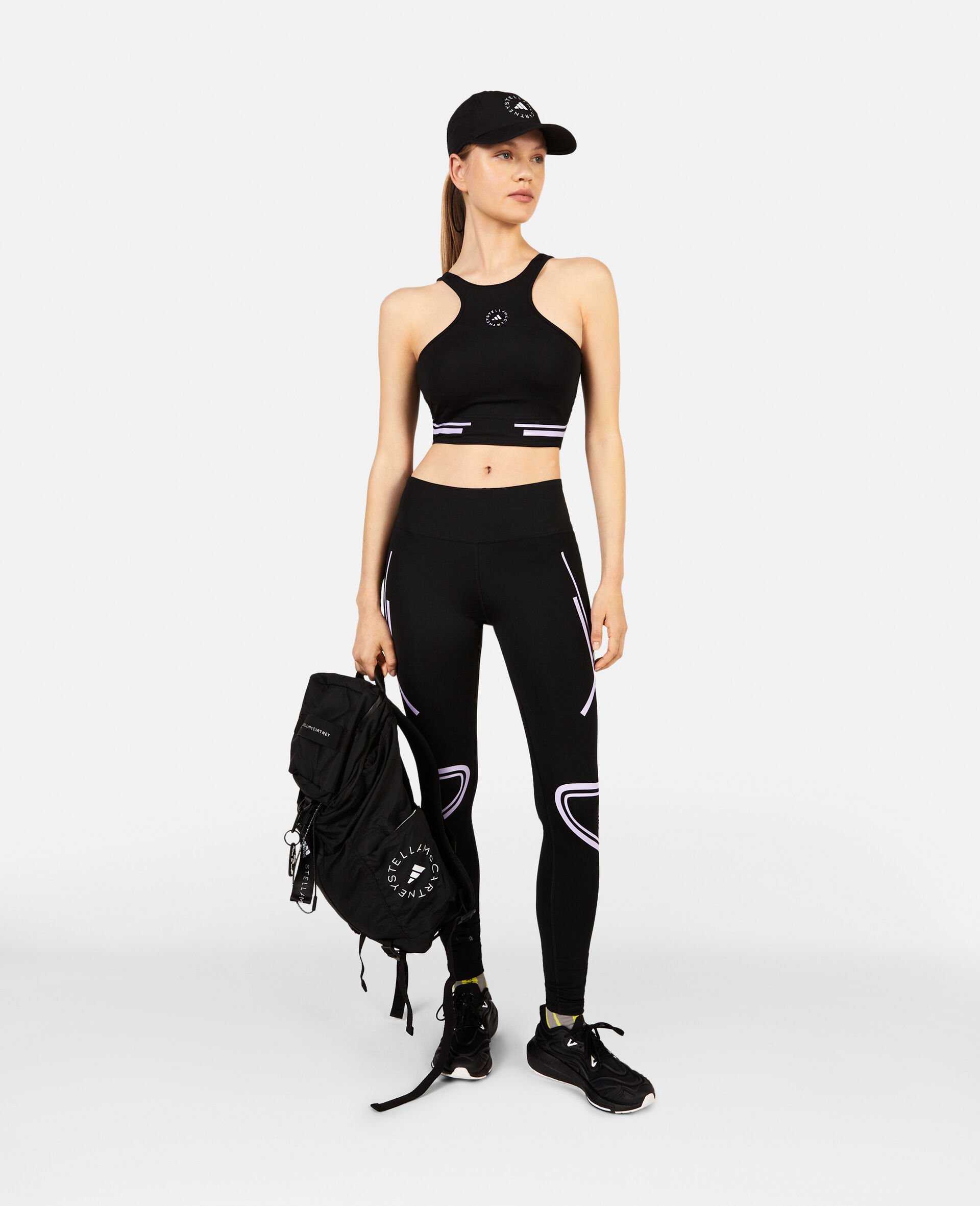 TruePace ランニング レギンス-マルチカラー-model TruePace ランニング レギンス-マルチカラー-model