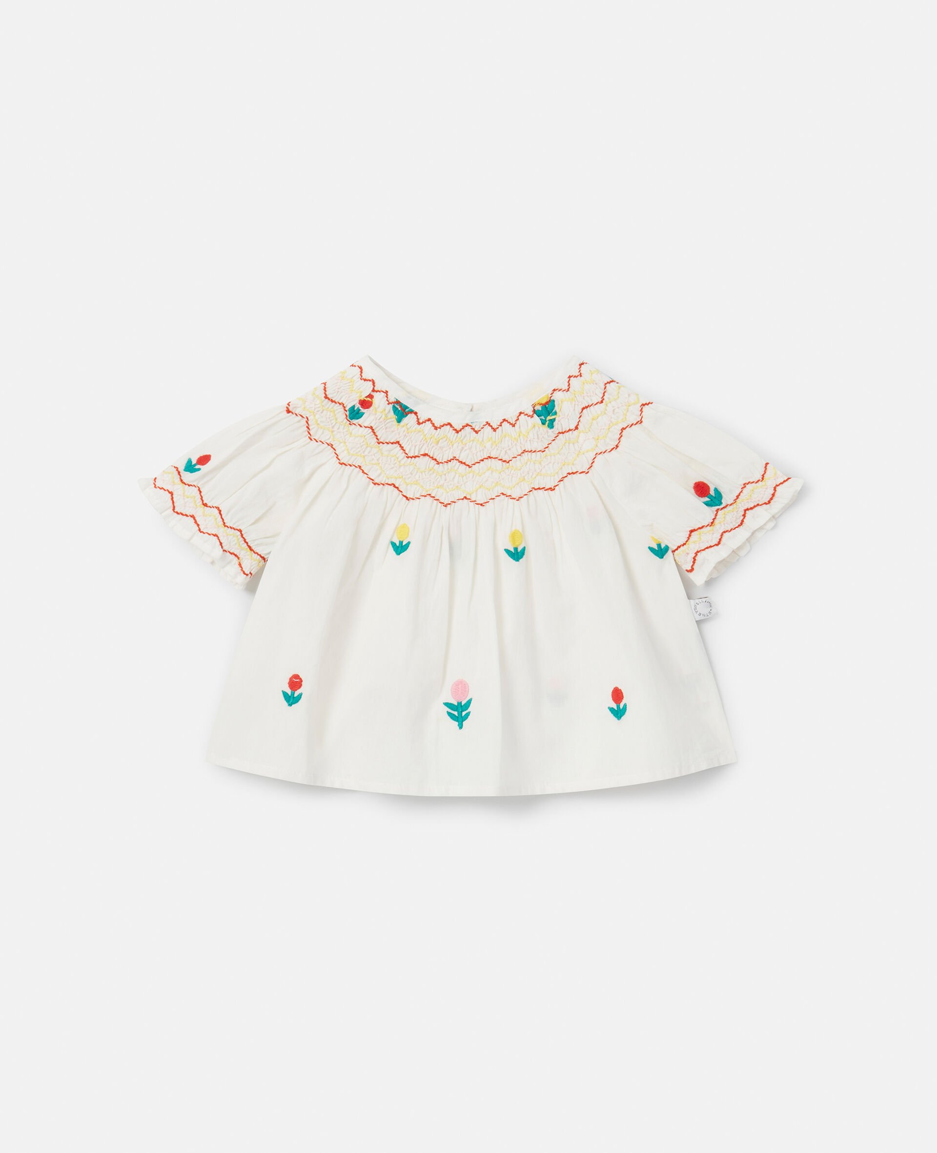 Dreamy Flower Embroidery Smocked Top and Bloomers Set-Pink-large Dreamy Flower Embroidery Smocked Top and Bloomers Set-Pink-large image number 0