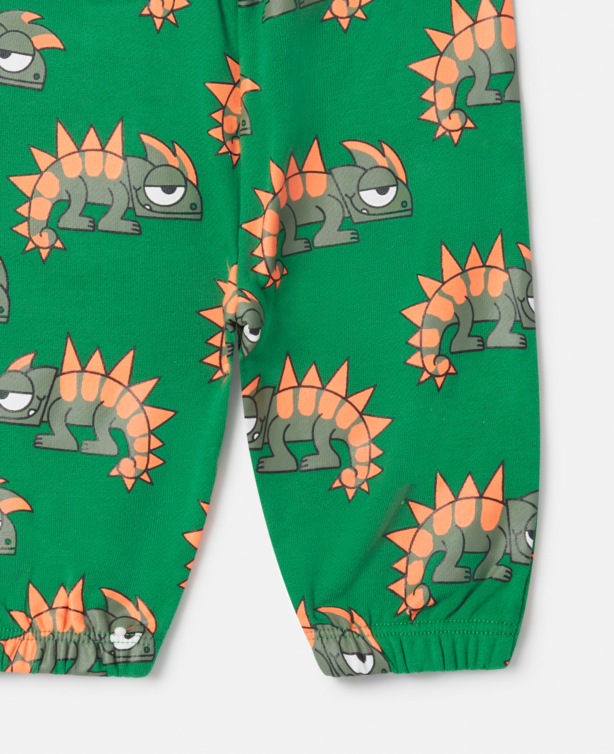 Kids Green Gecko Print Joggers Stella McCartney HR