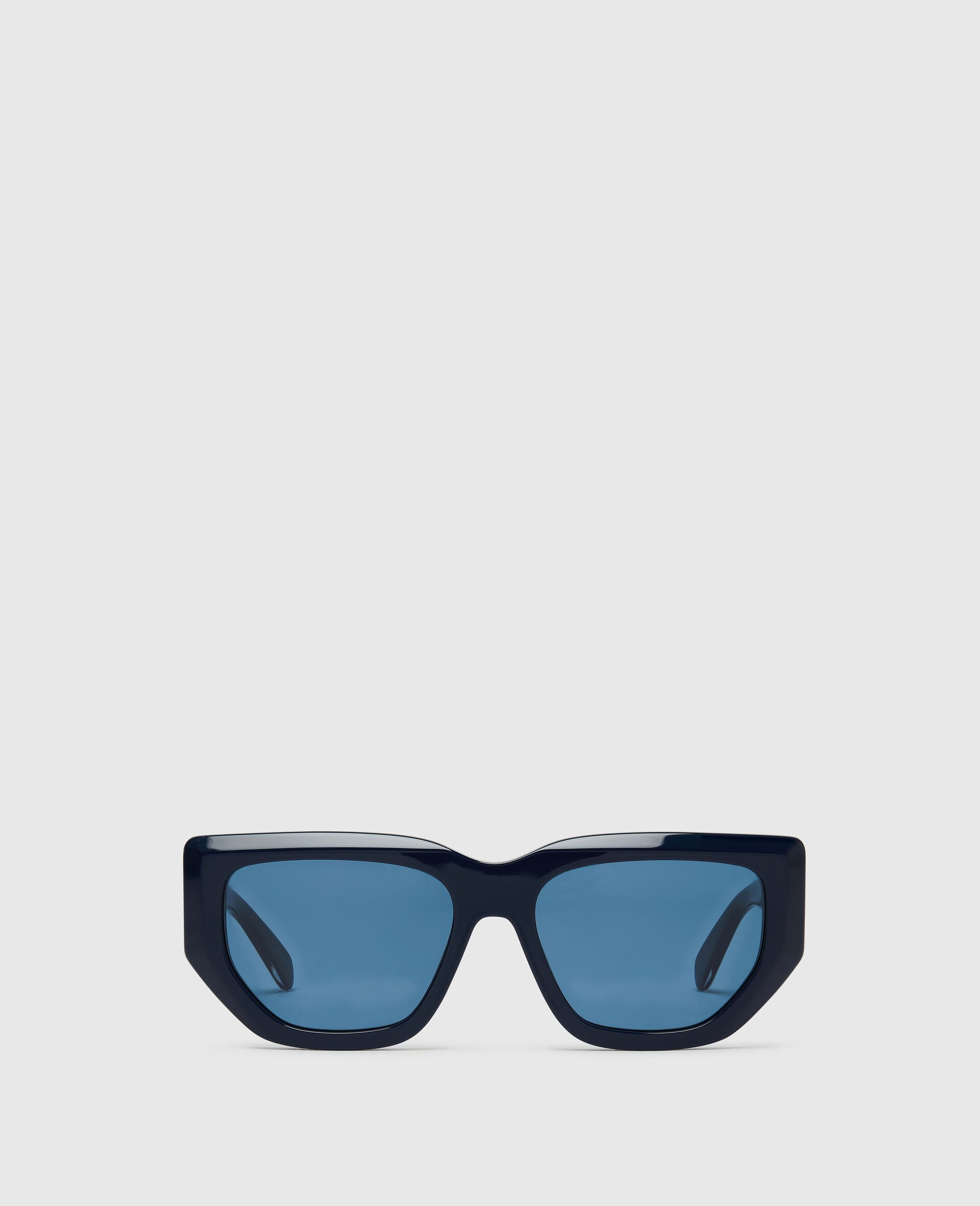 Logo Cat‐Eye Sunglasses-Blue-medium Logo Cat‐Eye Sunglasses-Blue-medium