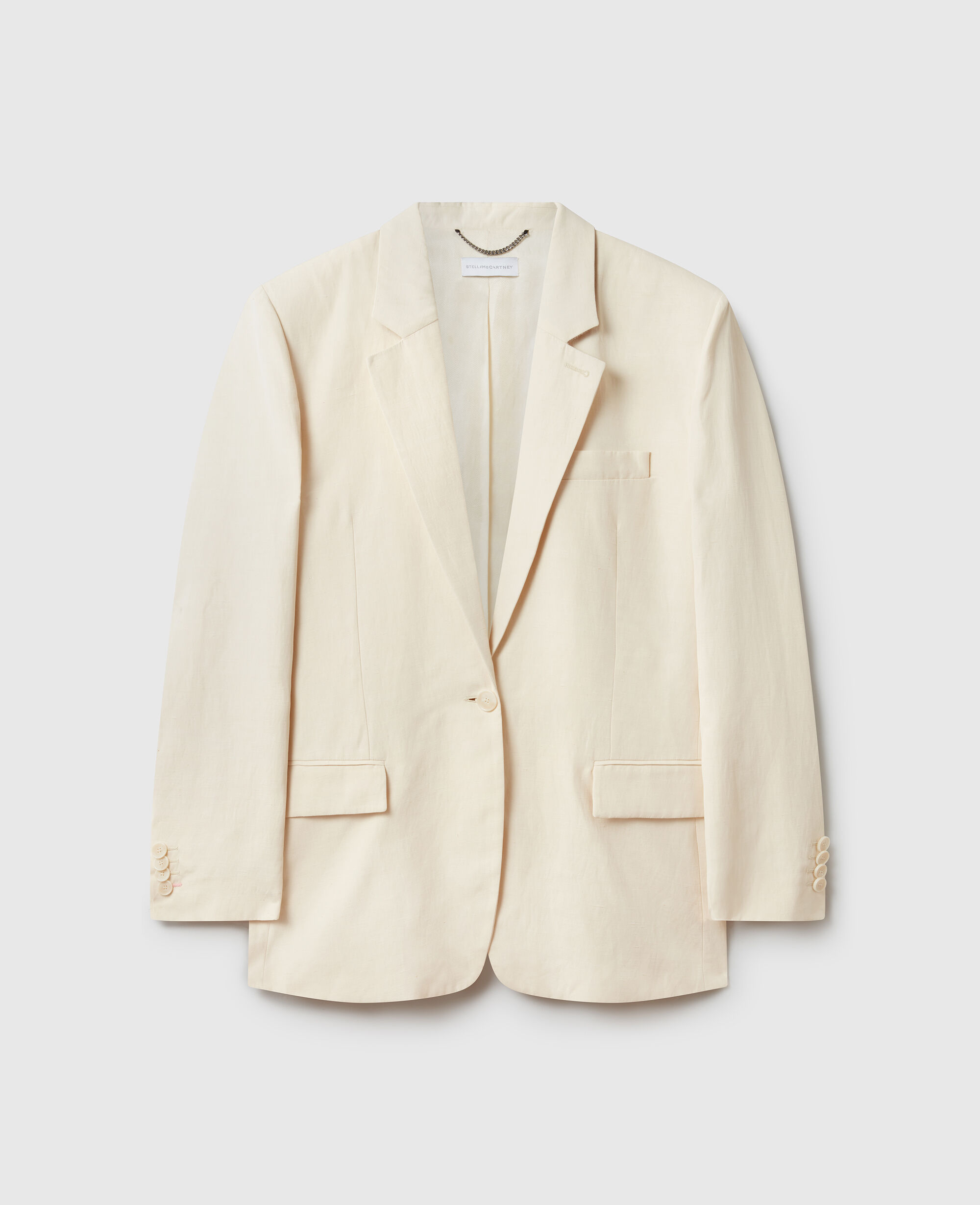 Women Buttercream Oversized Single-Breasted Blazer | Stella