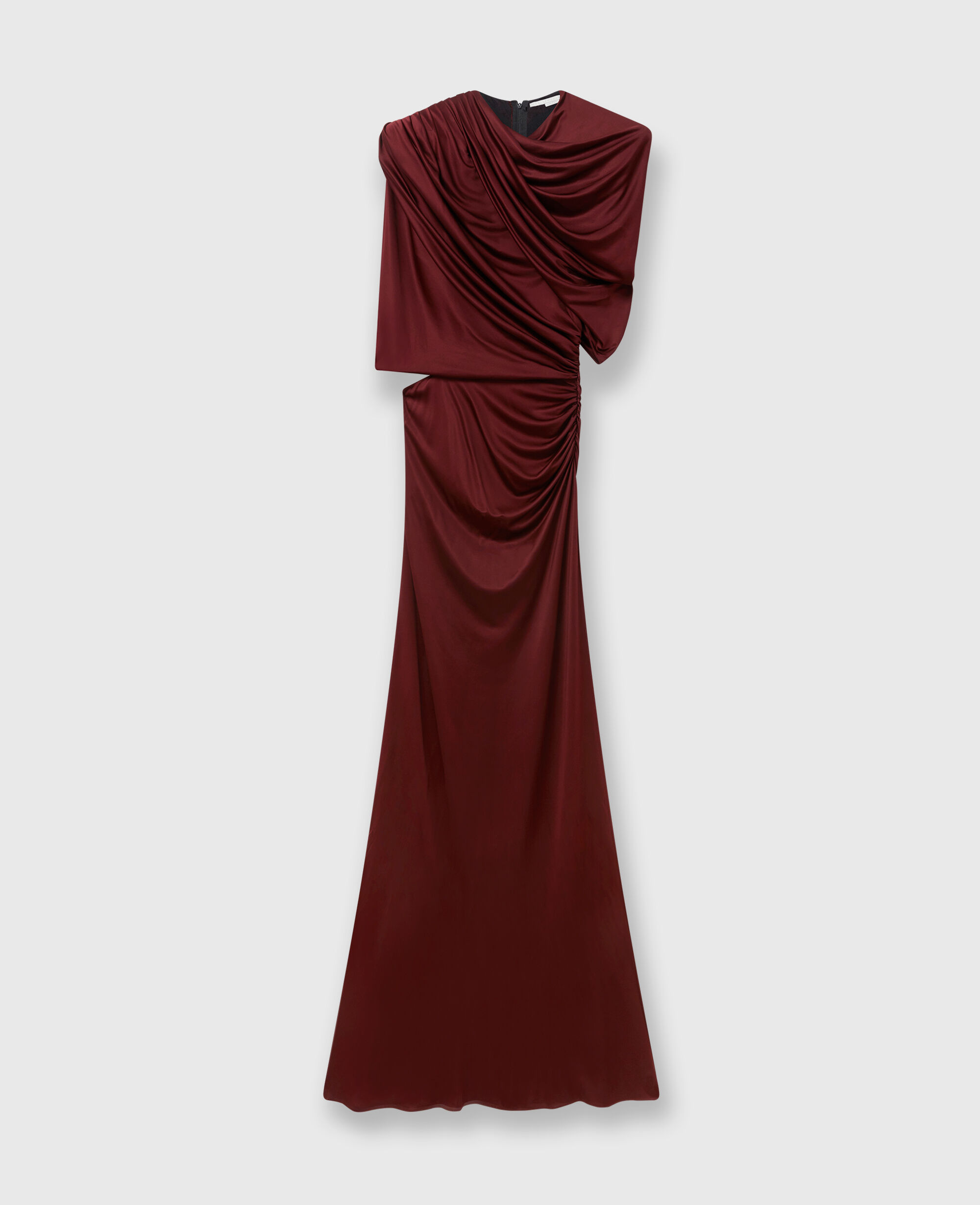 Women Dark cherry Wrap Over Maxi Dress Stella McCartney KW