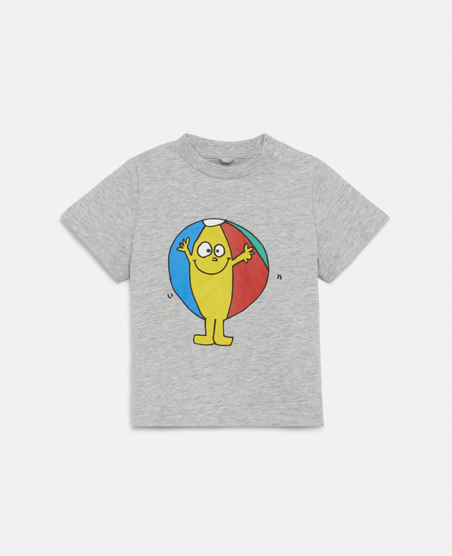 Beachball Cotton T-Shirt-Grey-large image number 0