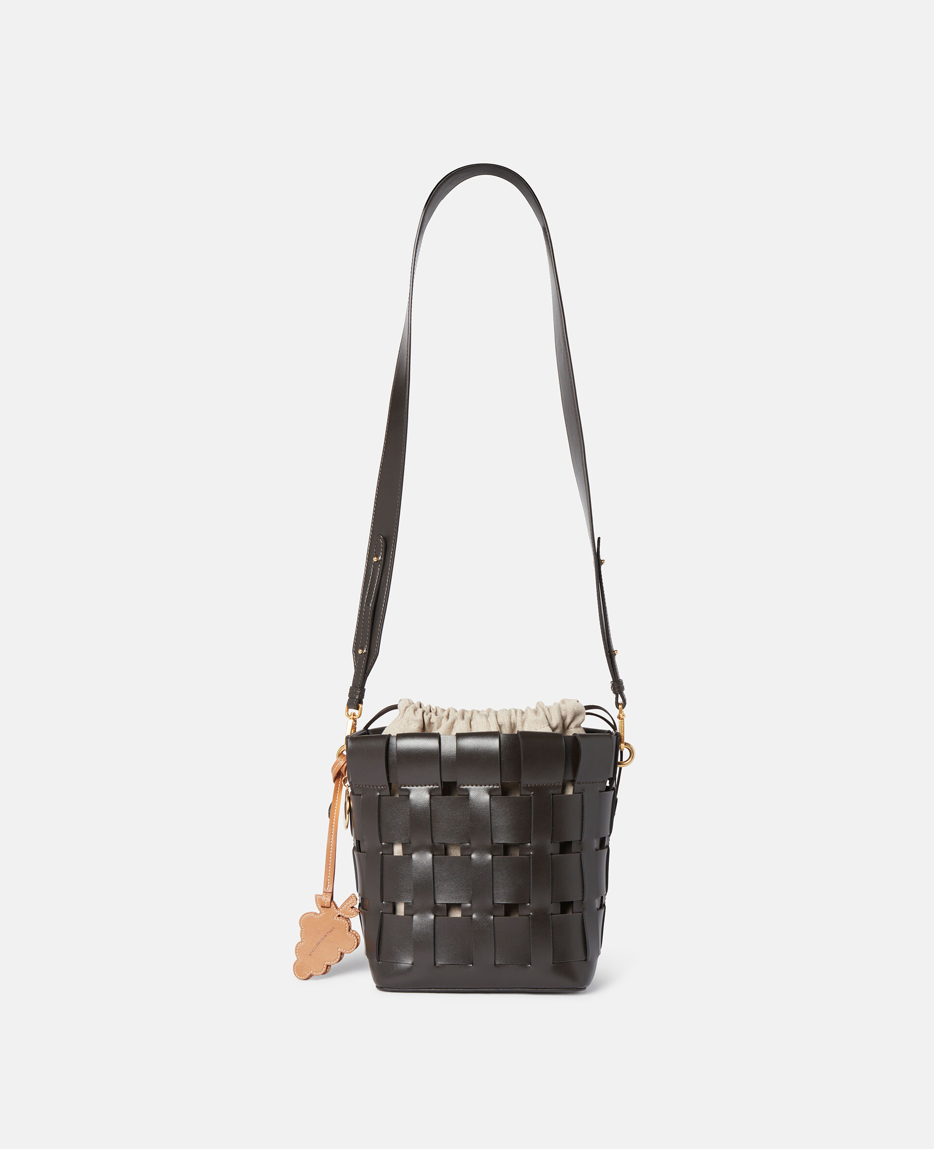 Frayme Veuve Clicquot Bucket Bag-Brown-medium