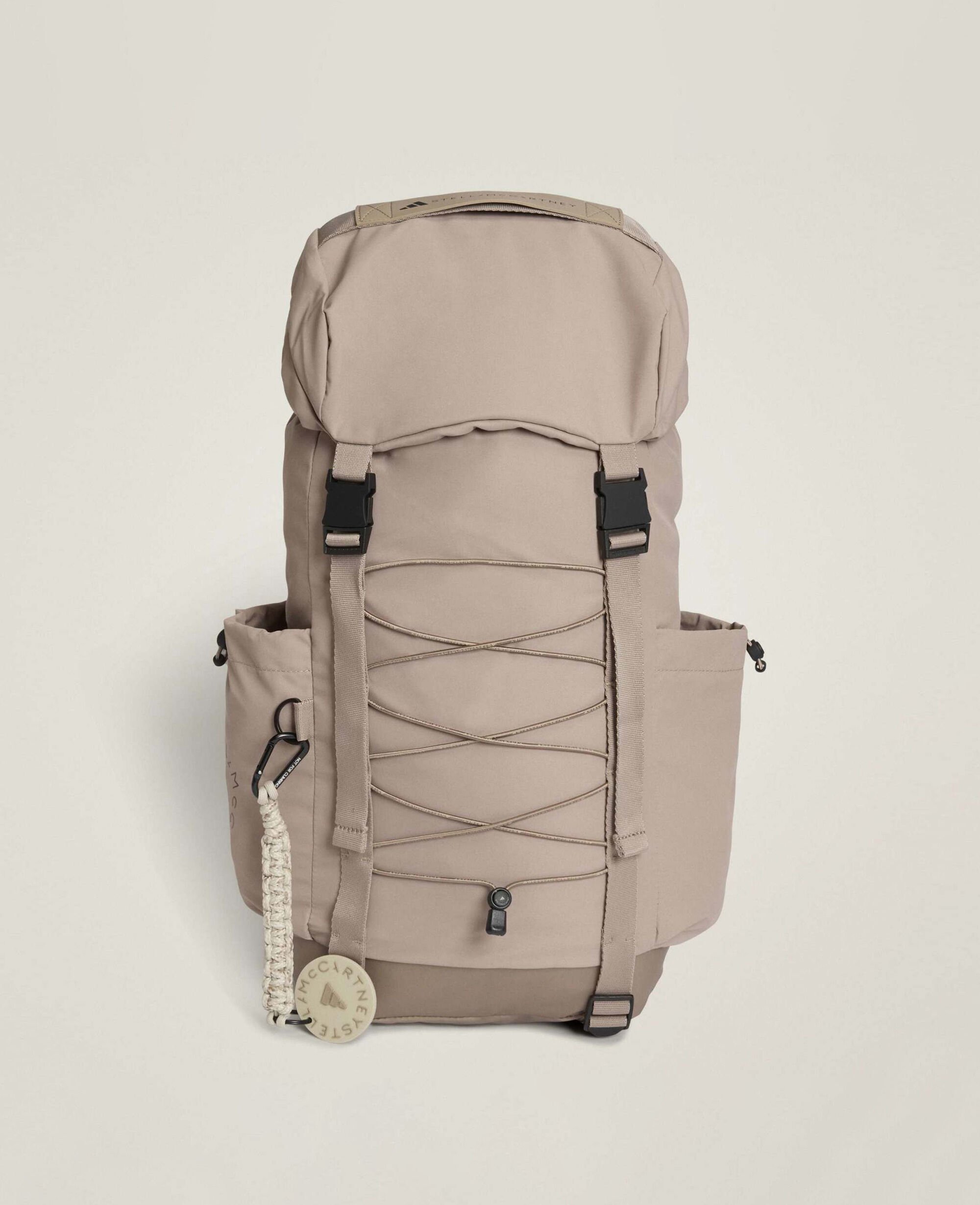 Women Chalky Brown Logo Hiking Backpack | Stella McCartney US