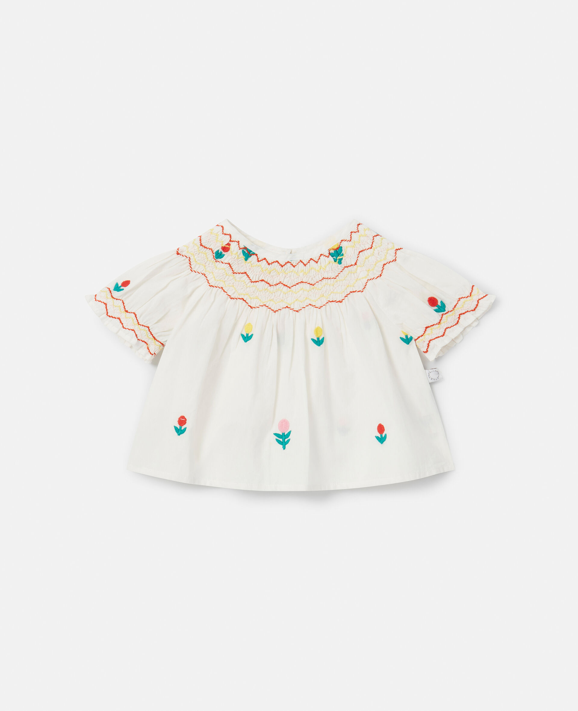 Ensemble haut a smocks et bloomer imprime floral dreamy-Rose-large image number 0