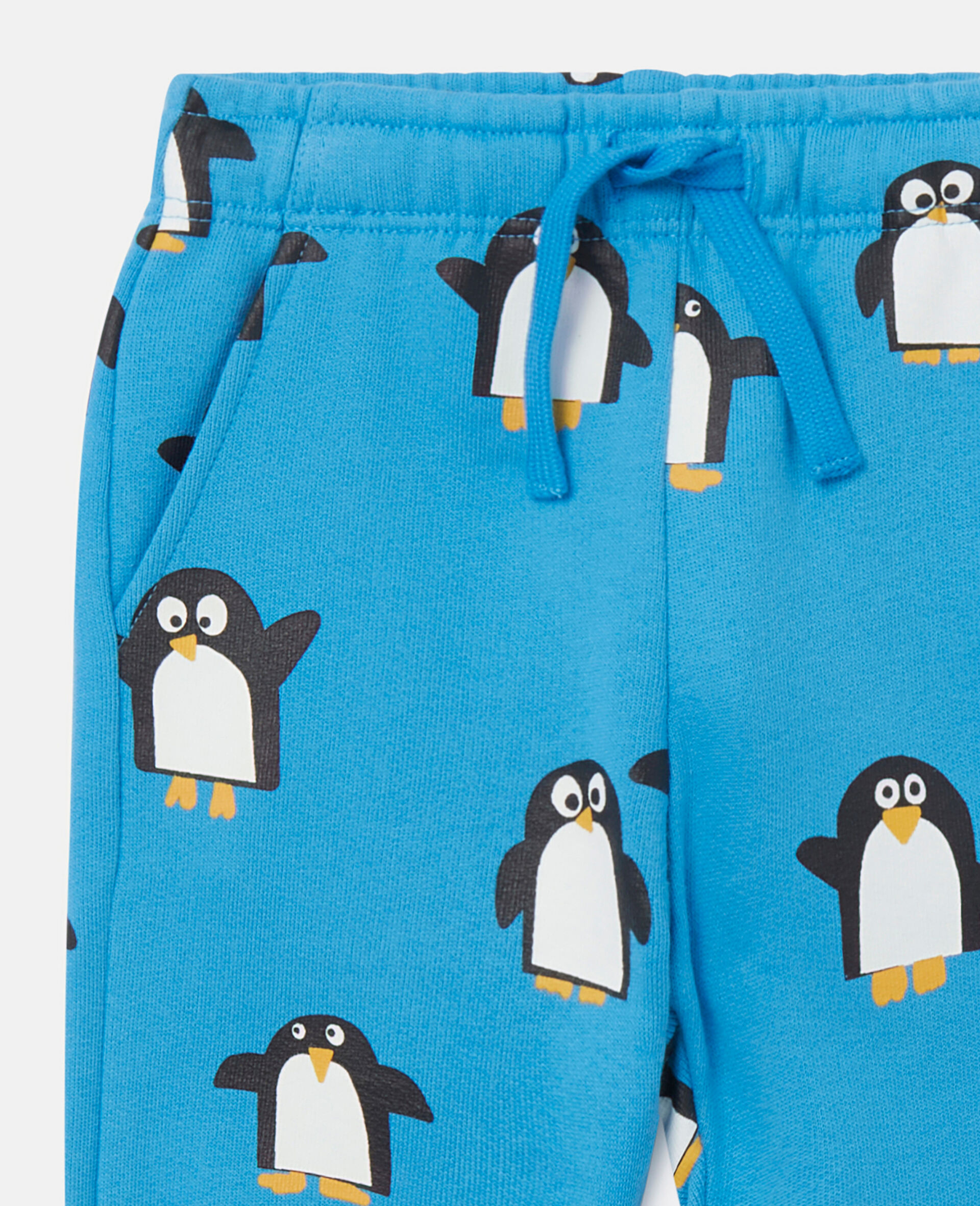 Penguin Print Joggers-Blue-large image number 1