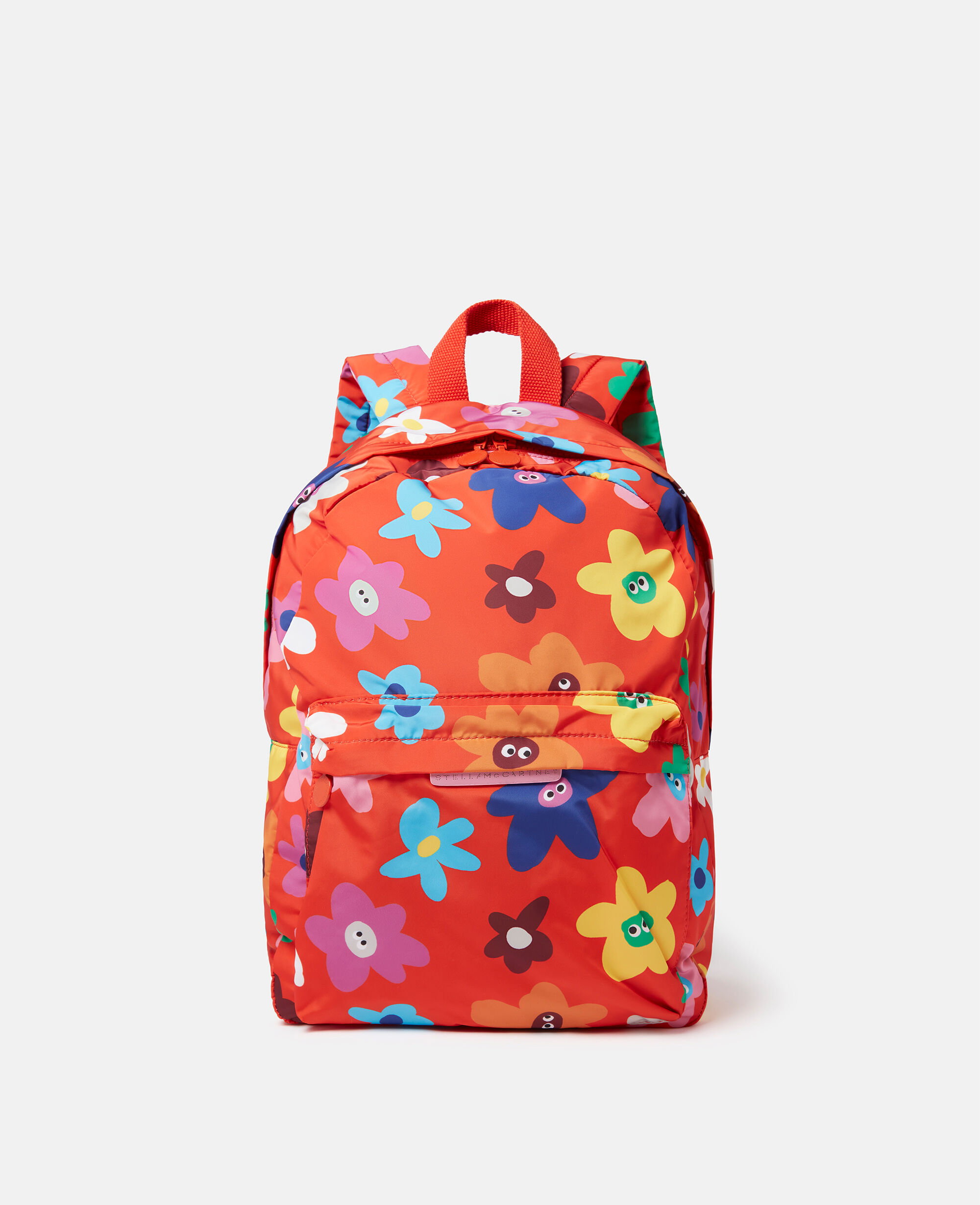 Sac a dos imprime fleur souriante Rouge multicolore pour Women