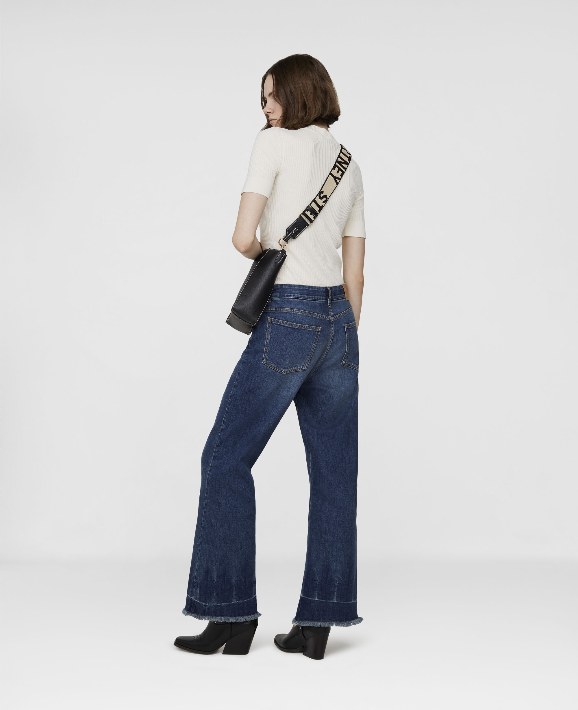 Stella McCartney Donna Abbigliamento Pantaloni e jeans Pantaloni Pantaloni a zampa Pantaloni con vita a portafoglio 