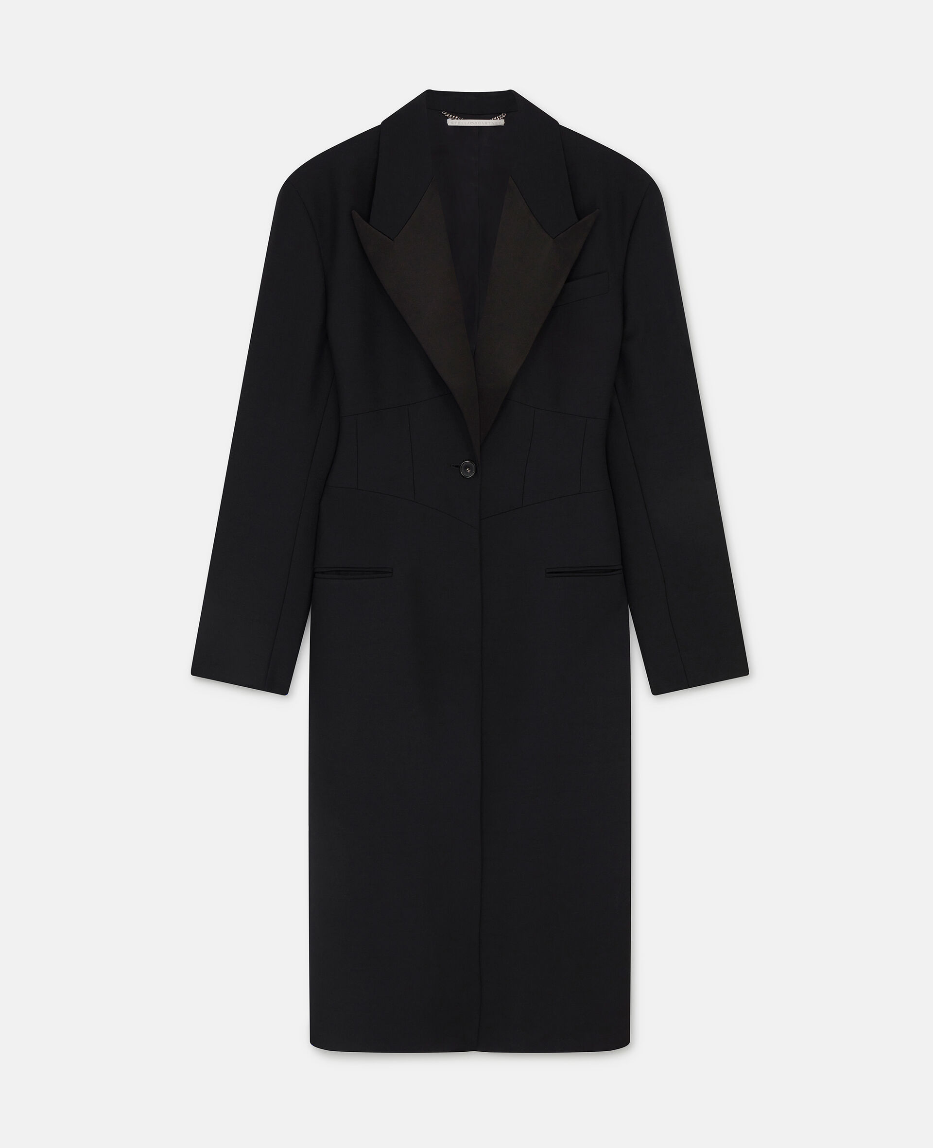 Mantel mit Korsett-Taille-Bunt-medium