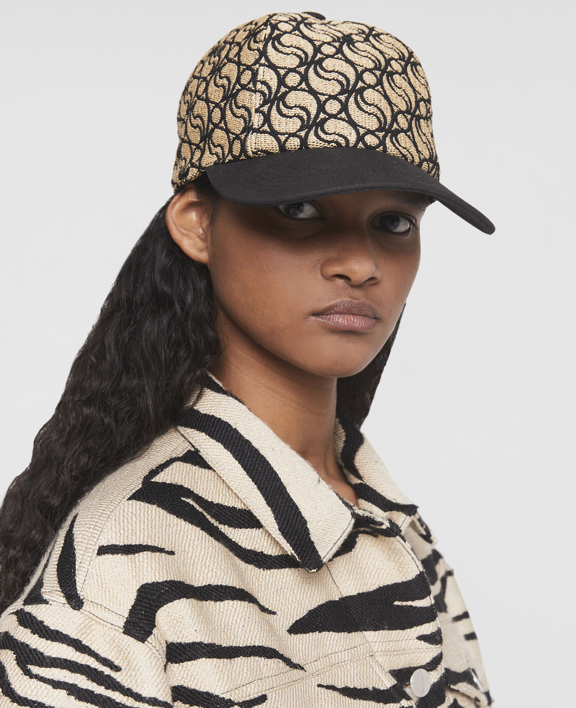 S-Wave Baseball Cap-Beige-large image number 1