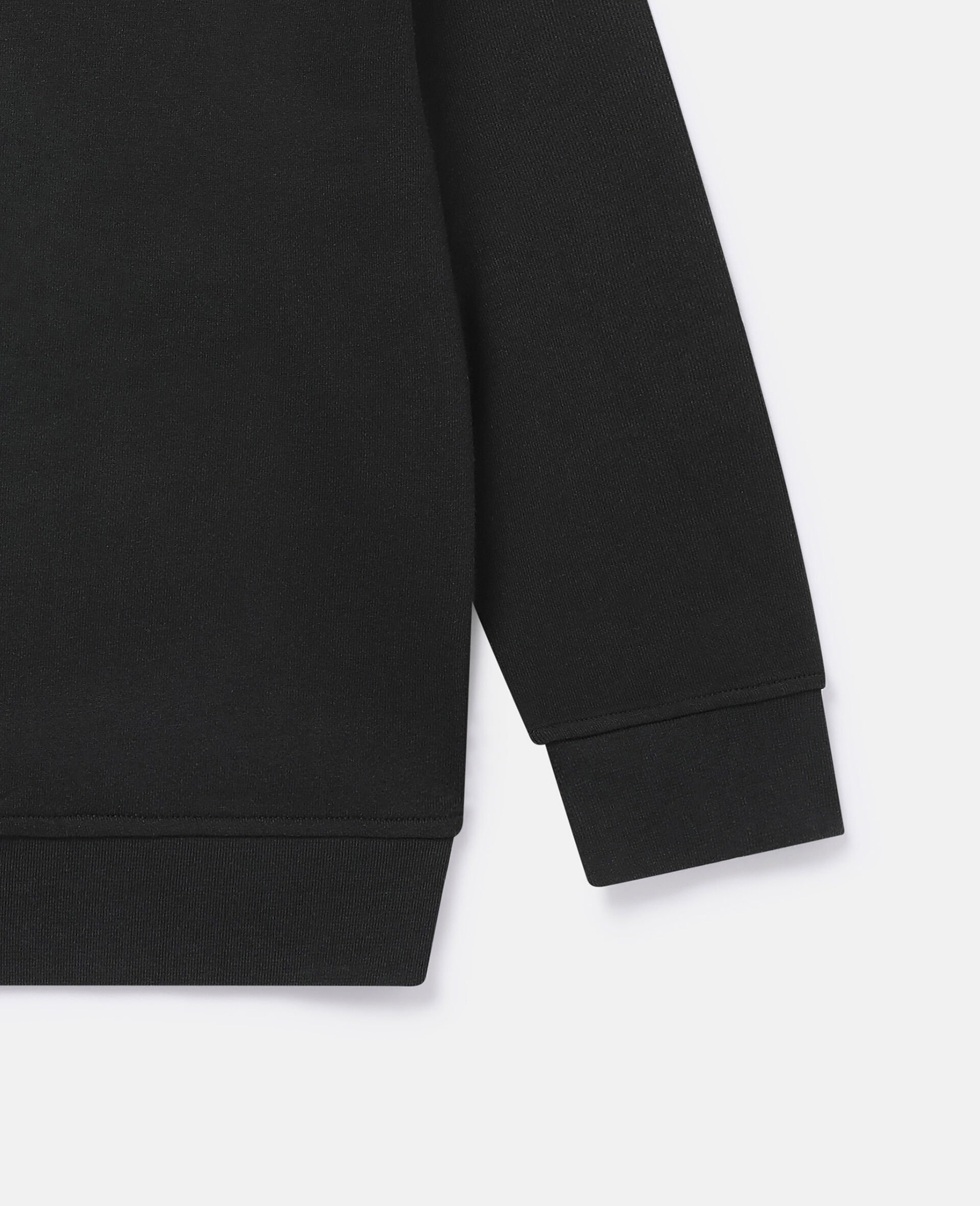 Letter Blocks Print Sweatshirt-Black-large Letter Blocks Print Sweatshirt-Black-large image number 1