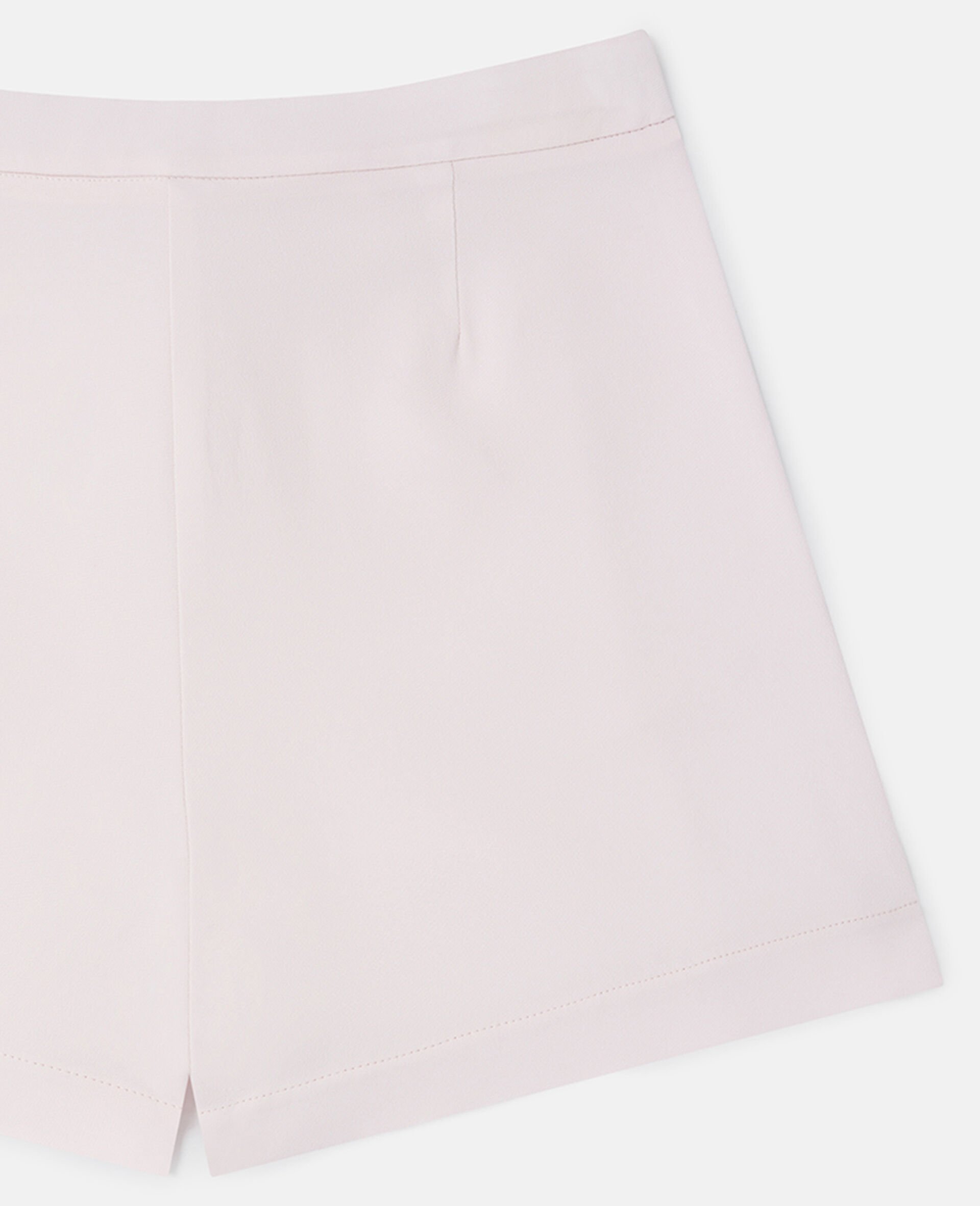 Tailored Pleated Shorts-Pink-large image number 3