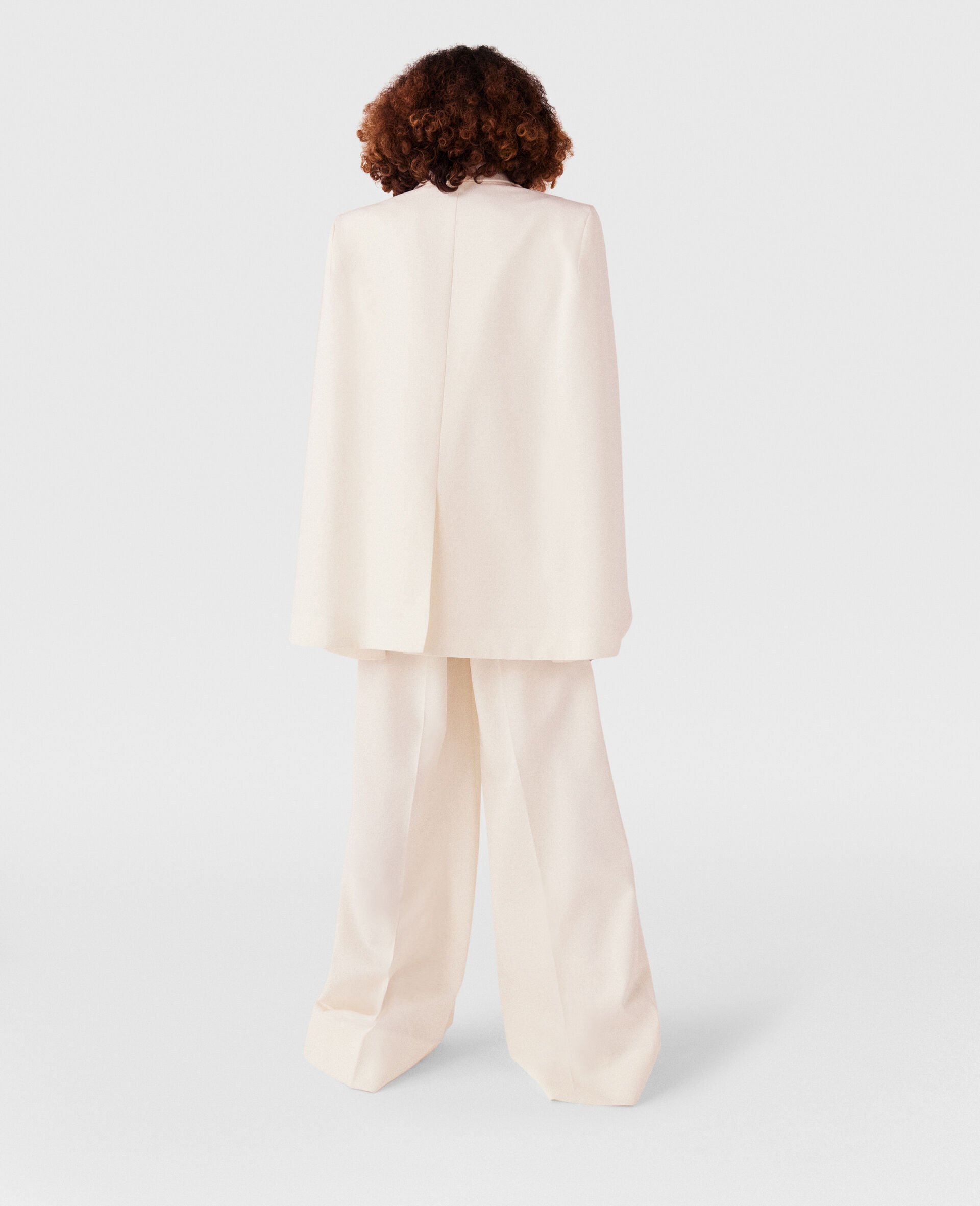 High-Rise Wide-Leg Wool Trousers-Cream-large image number 3