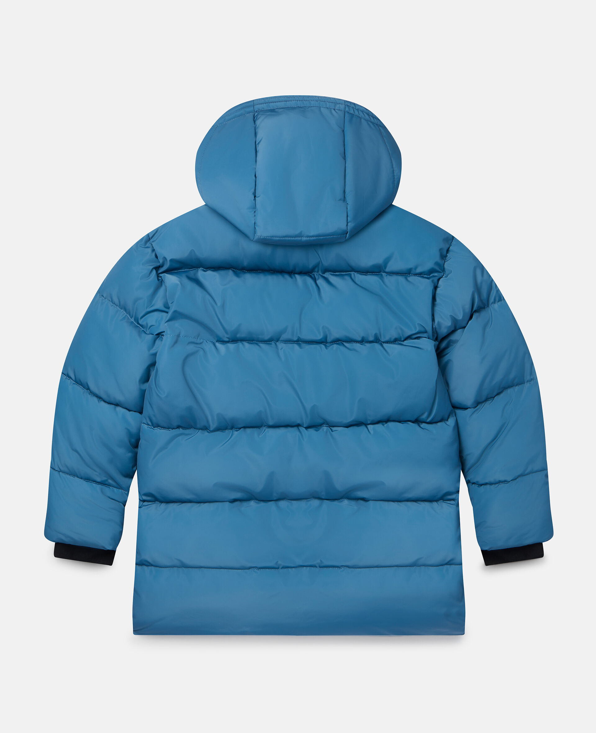 Colourblock Puffer Jacket-Blue-large image number 3