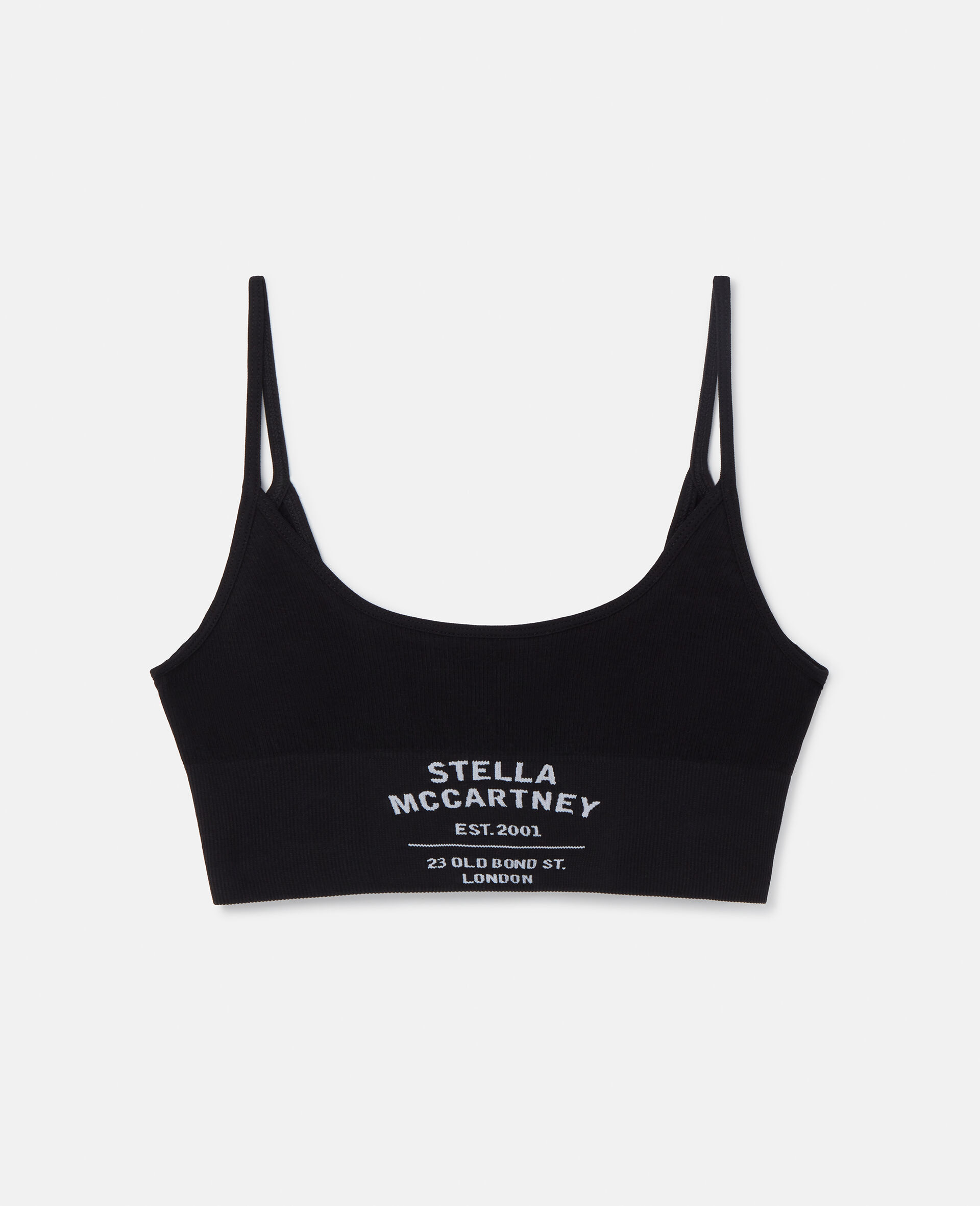 Seamless Logo Bralette-Black-large image number 0
