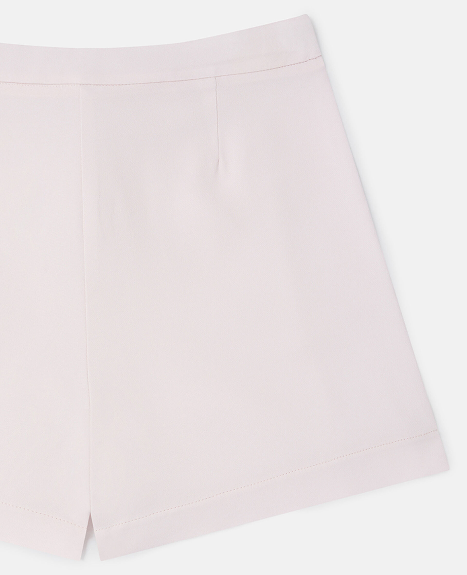 Tailored Pleated Shorts-Pink-large image number 3