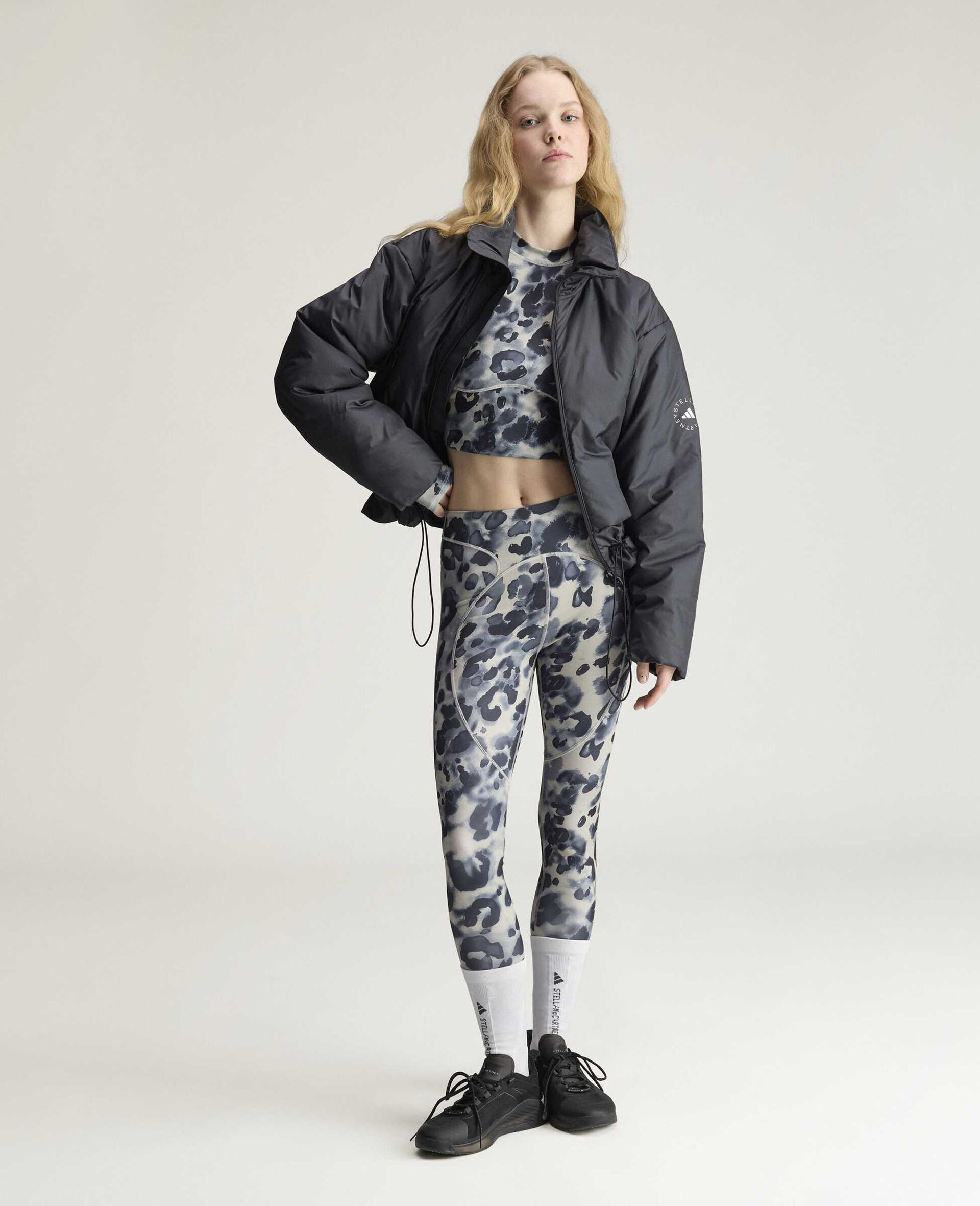 Padded Liner Jacket-Black-large image number 5