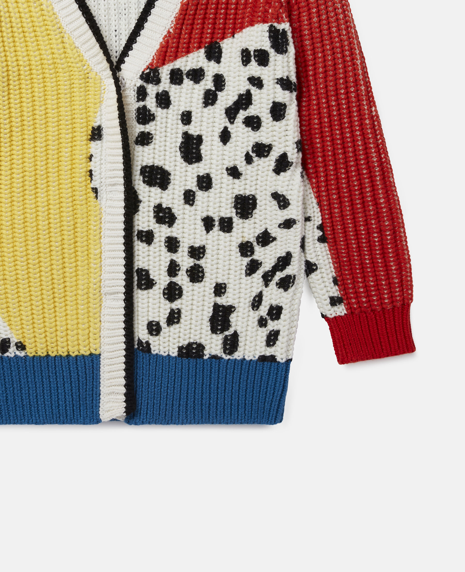 Dalmatian Spots Knit Cardigan -Multicolour-large image number 2
