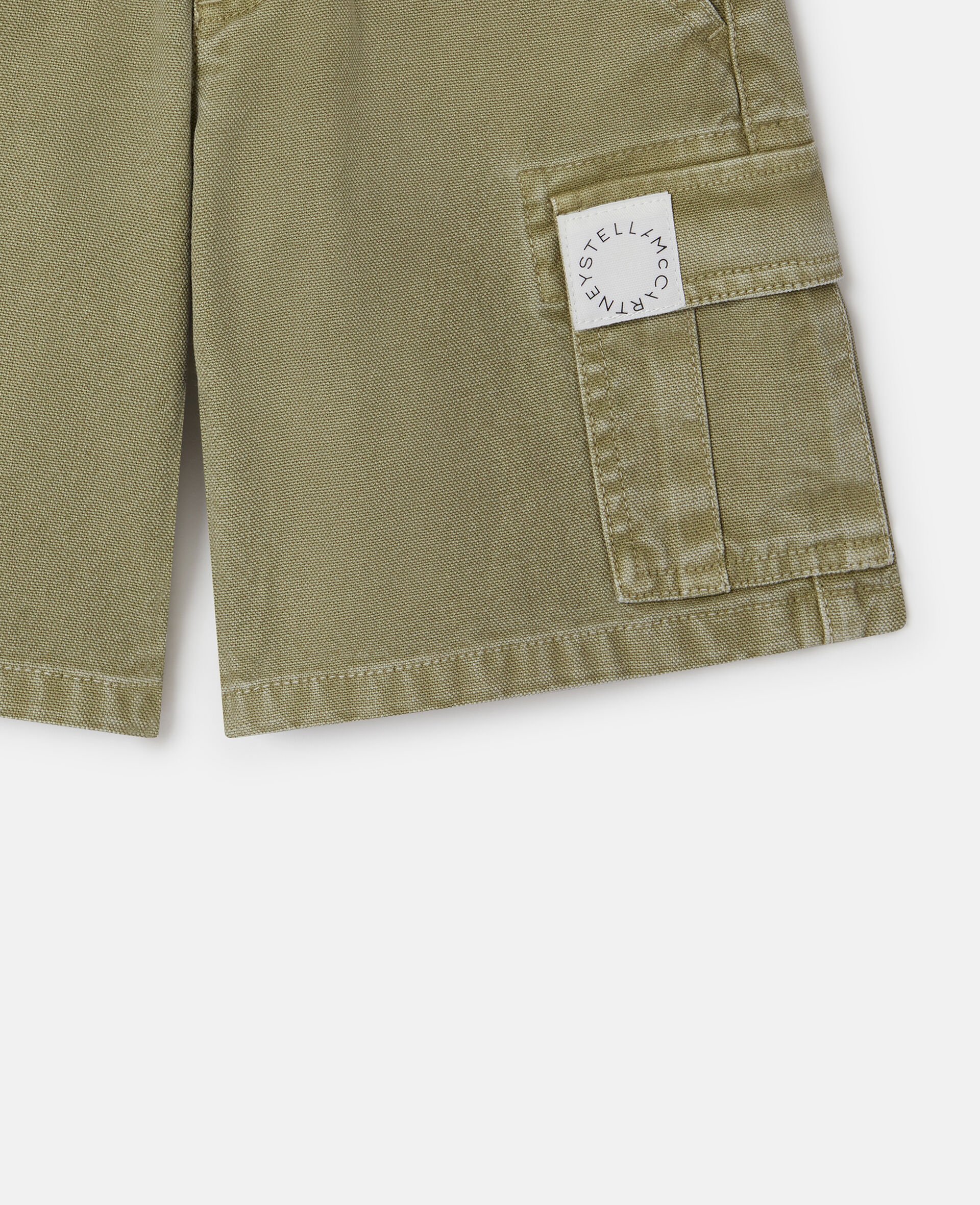  Cargo-Shorts aus Canvas-Gr&uuml;n-large image number 3