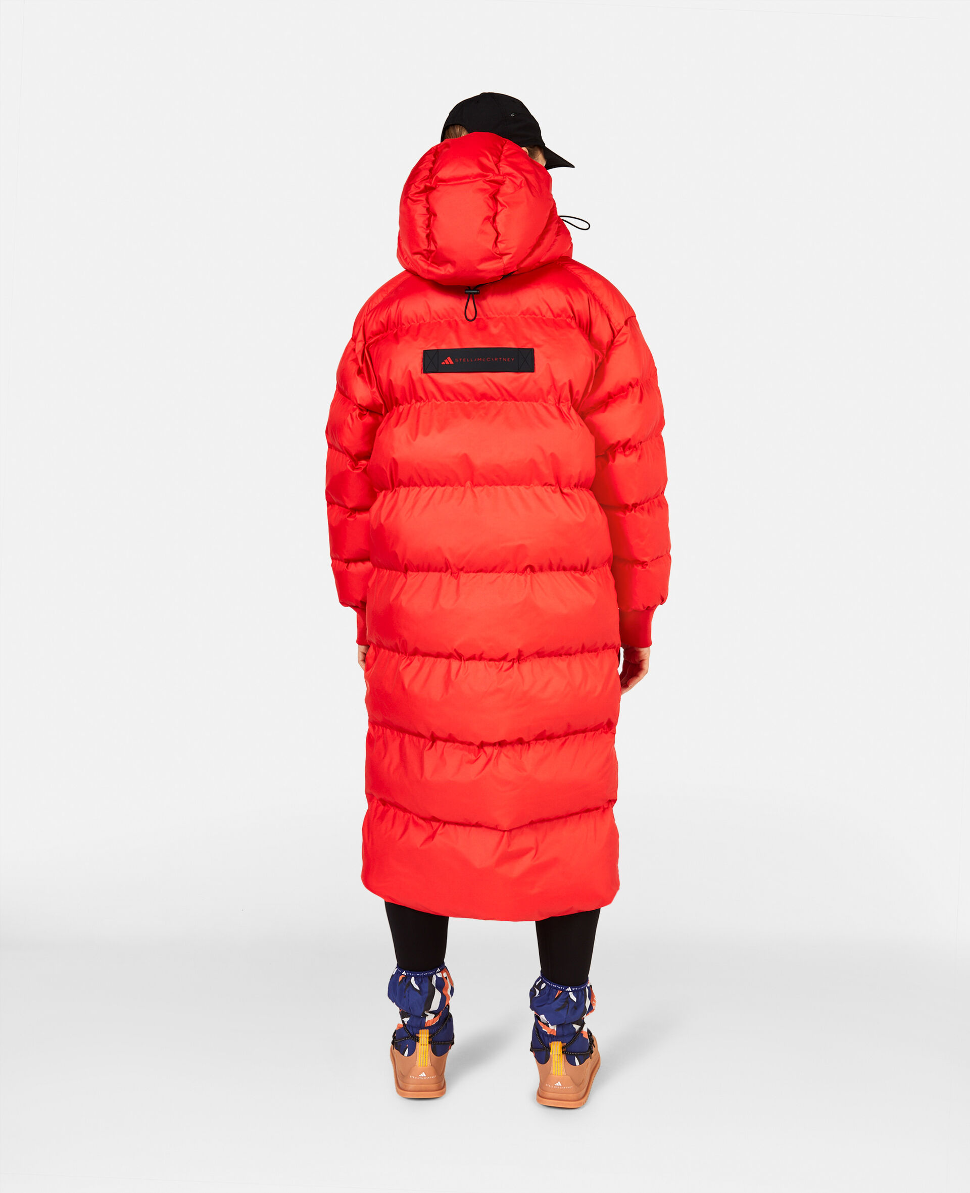 TrueNature Long Padded Coat-Red-large image number 3