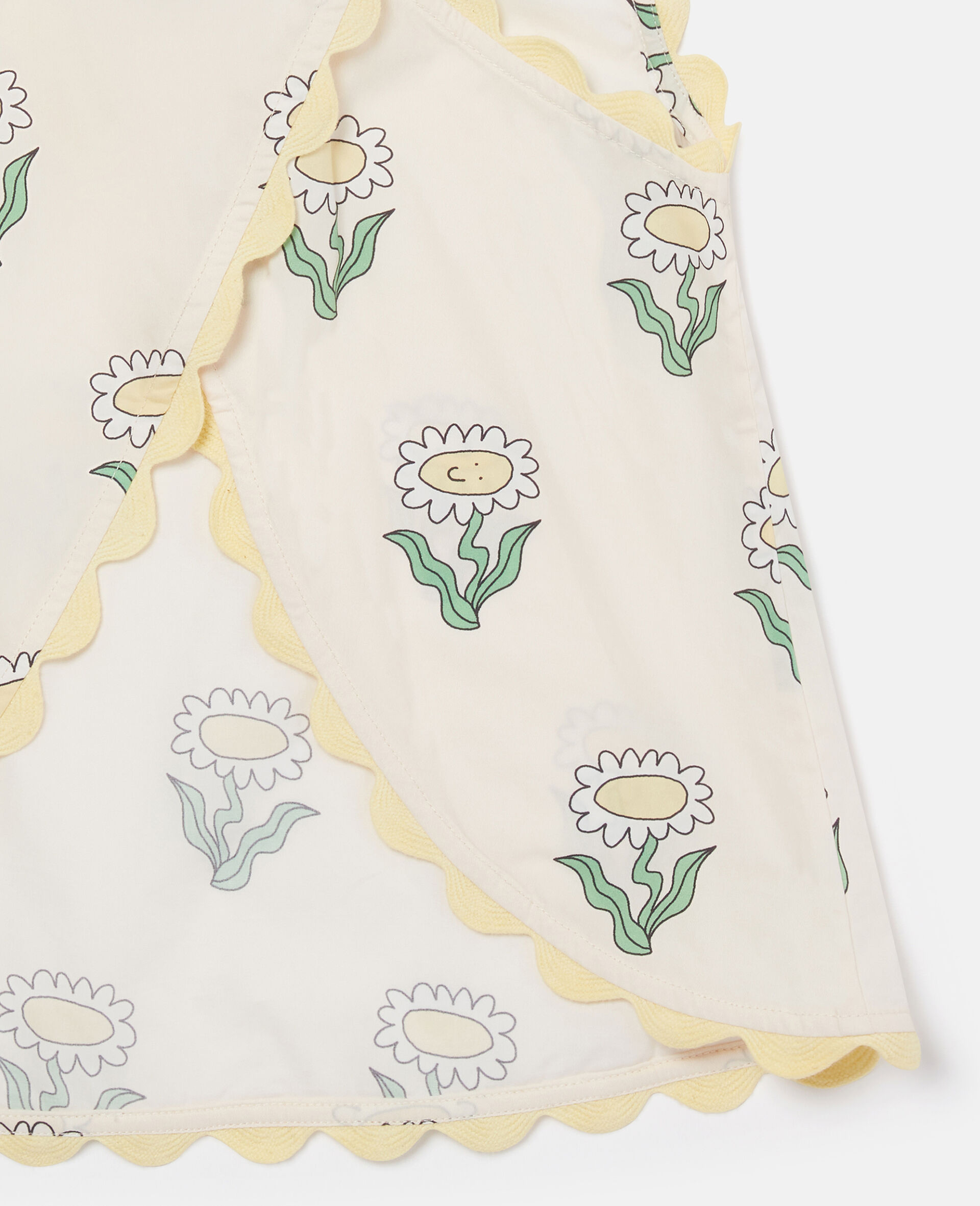 デイジー ノースリーブ スカラップド トリム トップ -Cream-large image number 3