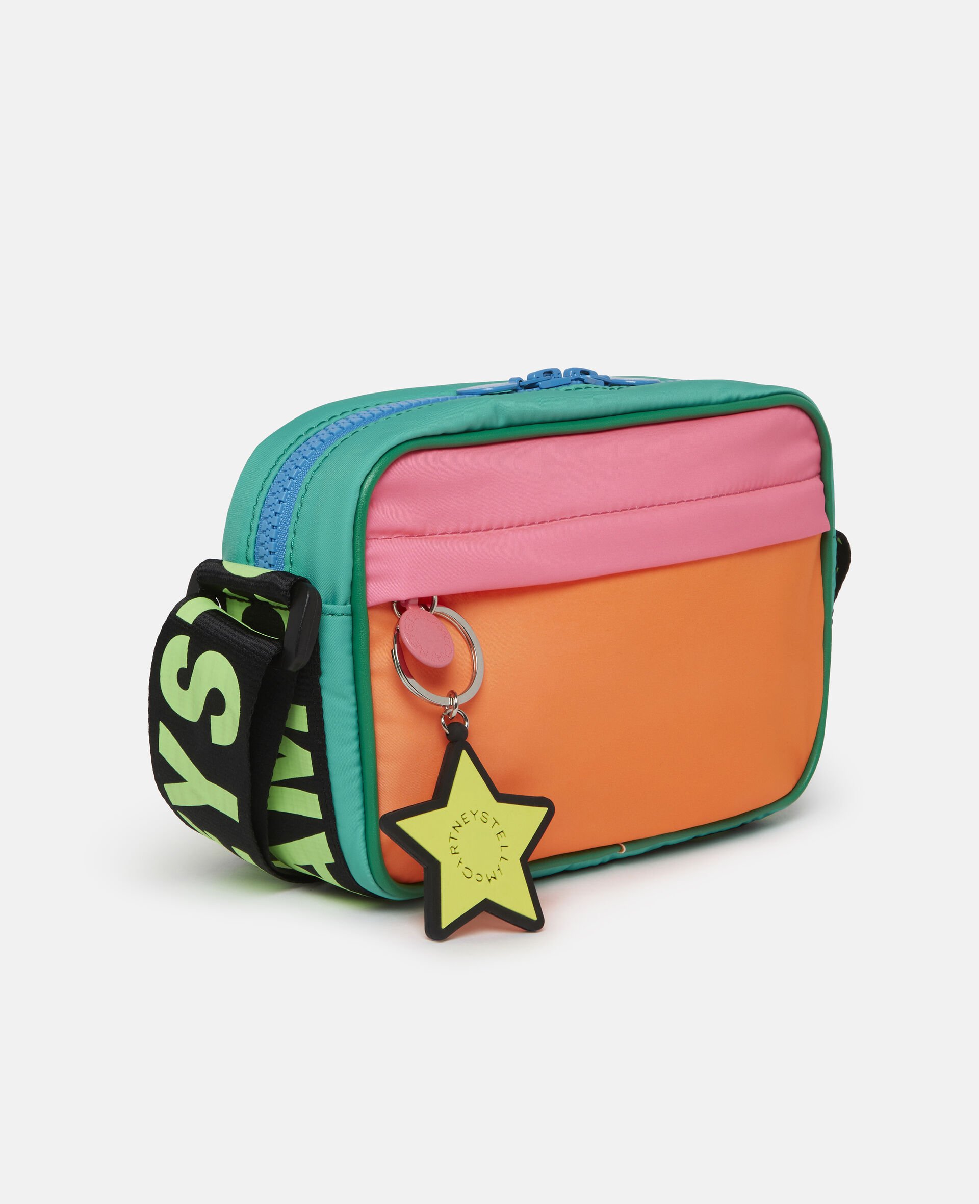 Color Block Logo Shoulder Bag-Multicoloured-large image number 1