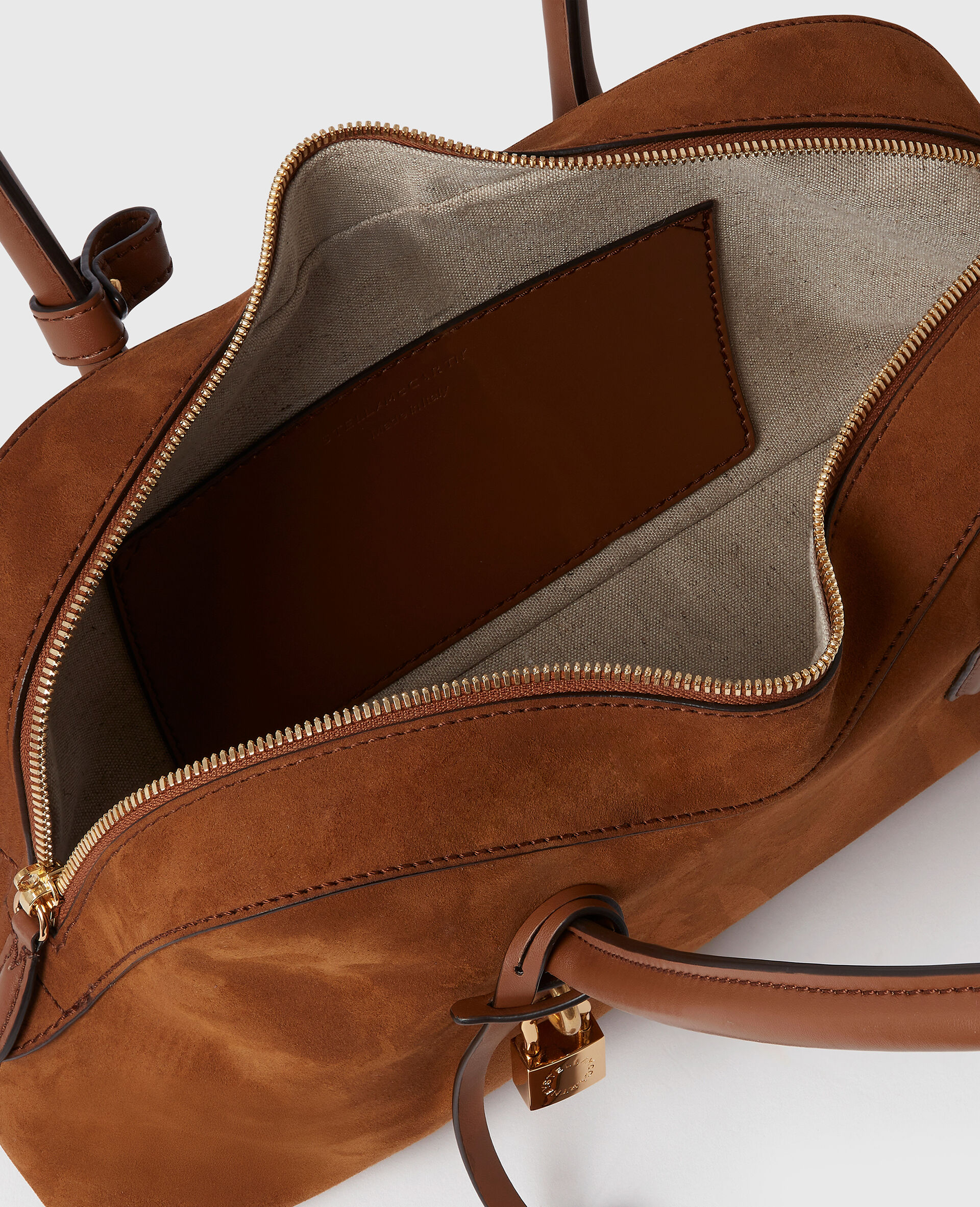 Ryder Suede Shoulder Bag-Brown-large image number 4