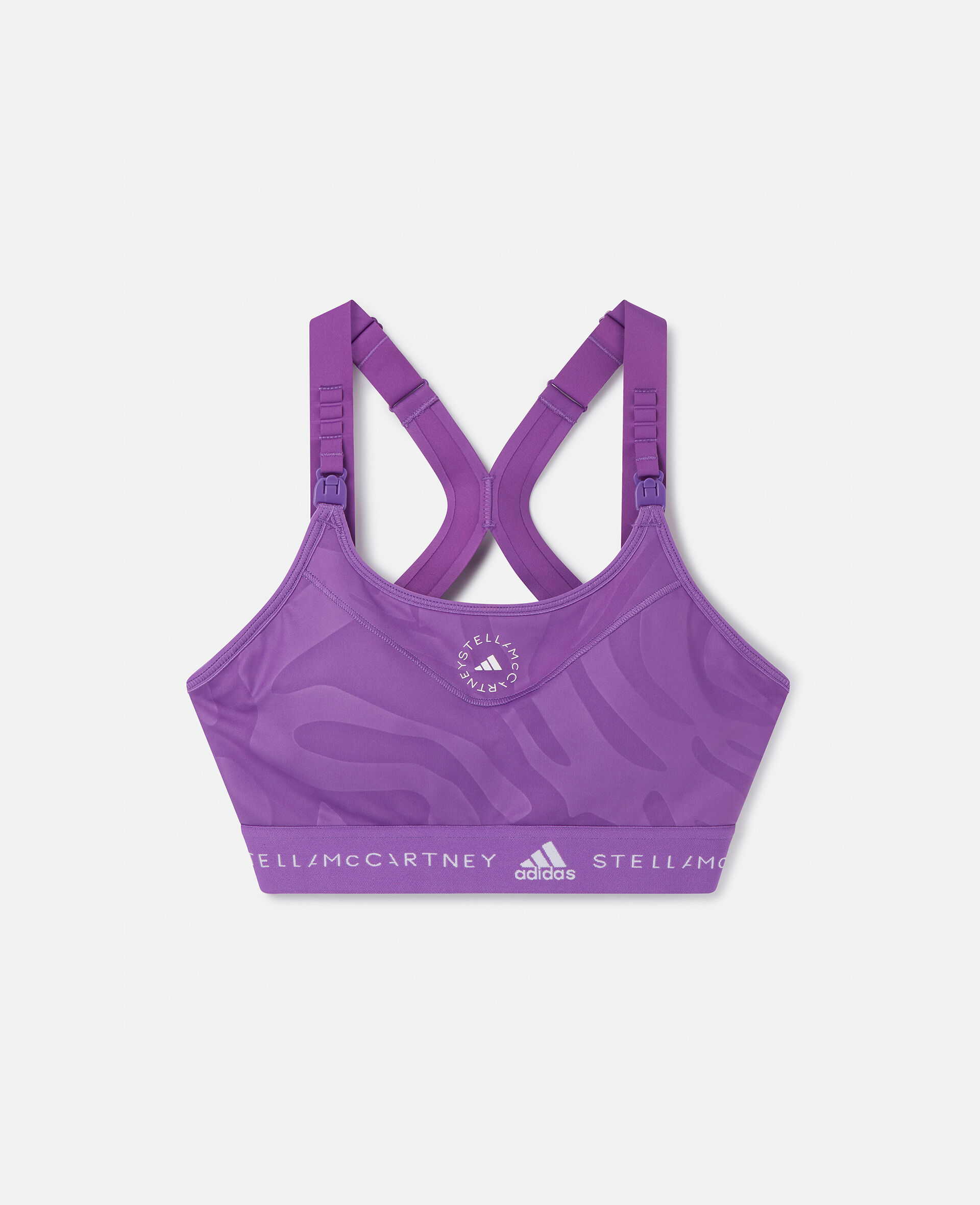 Maternity Medium Support Sports Bra-Purple-large image number 0