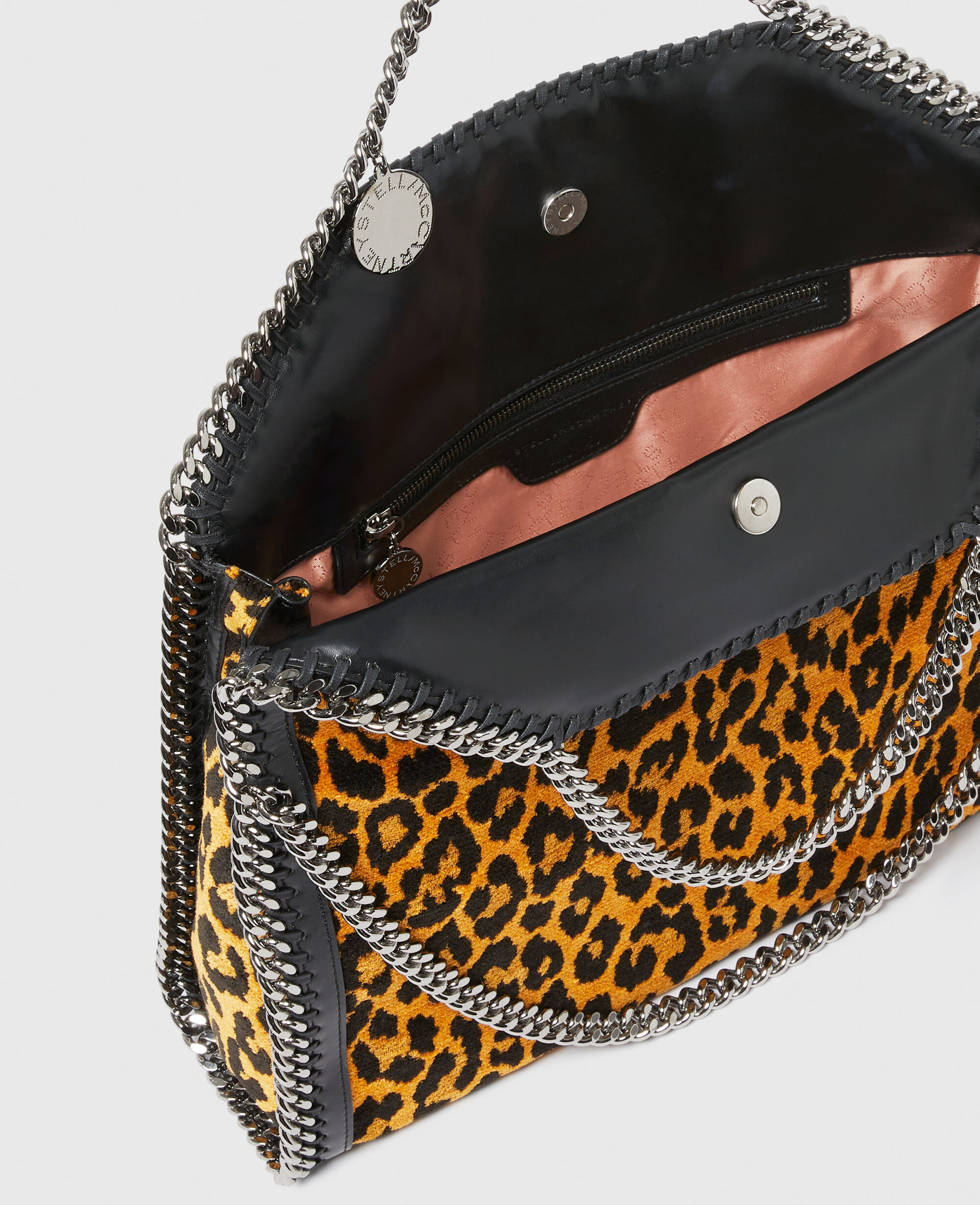 Faltbare Tote Bag Falabella mit Leopardenmuster