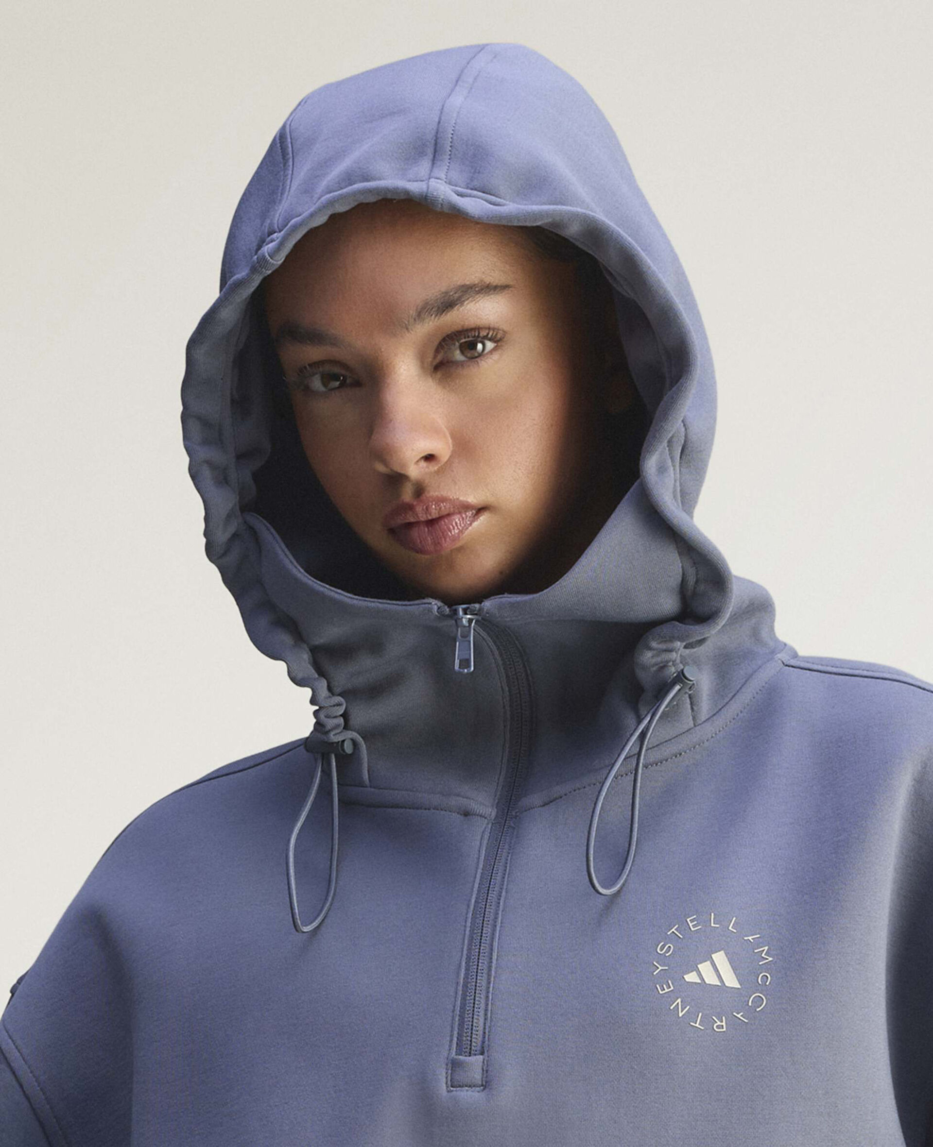 TrueCasuals Half-Zip Hoodie-Black-large image number 4