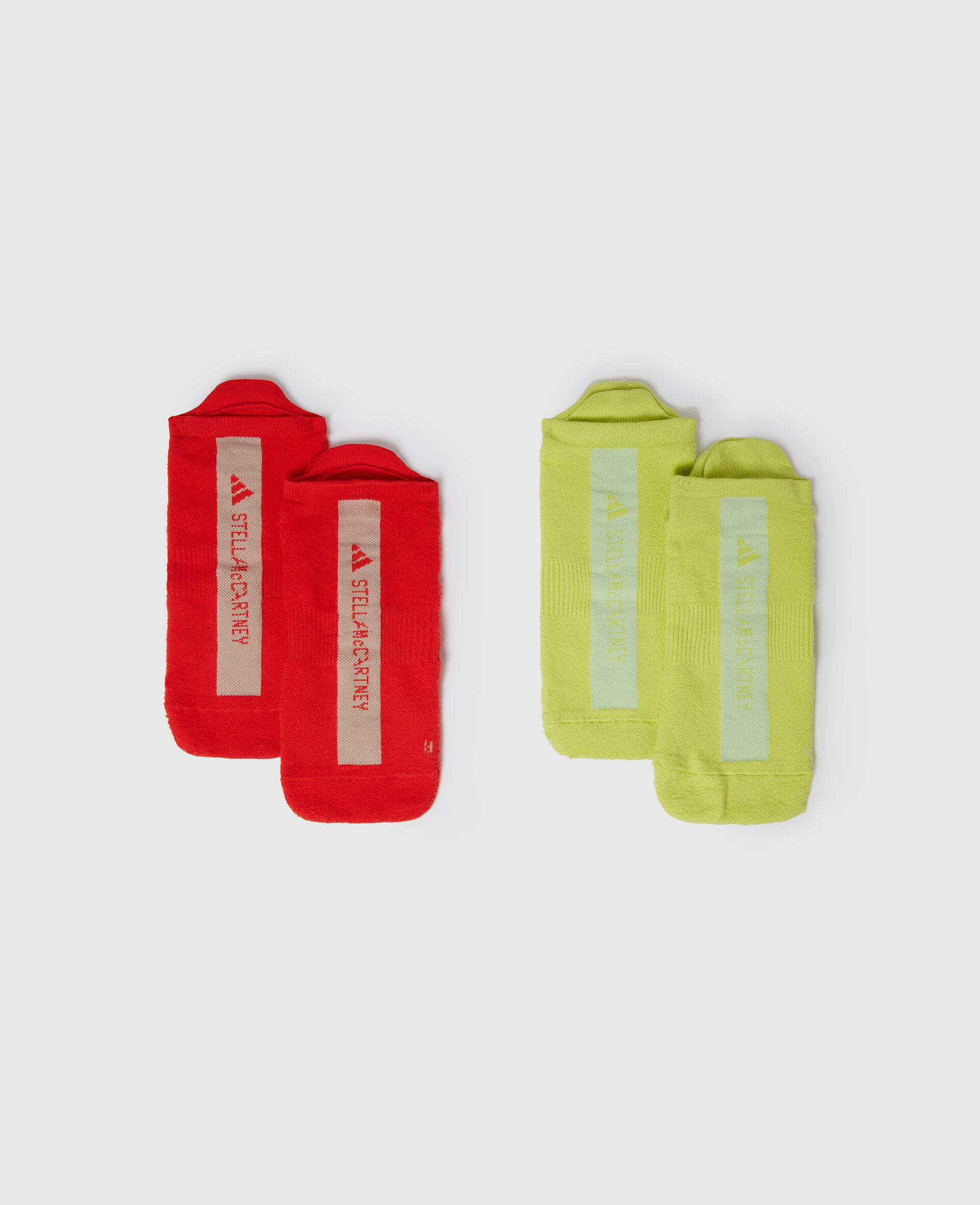 2 Pairs of Low  Socks-Green-medium