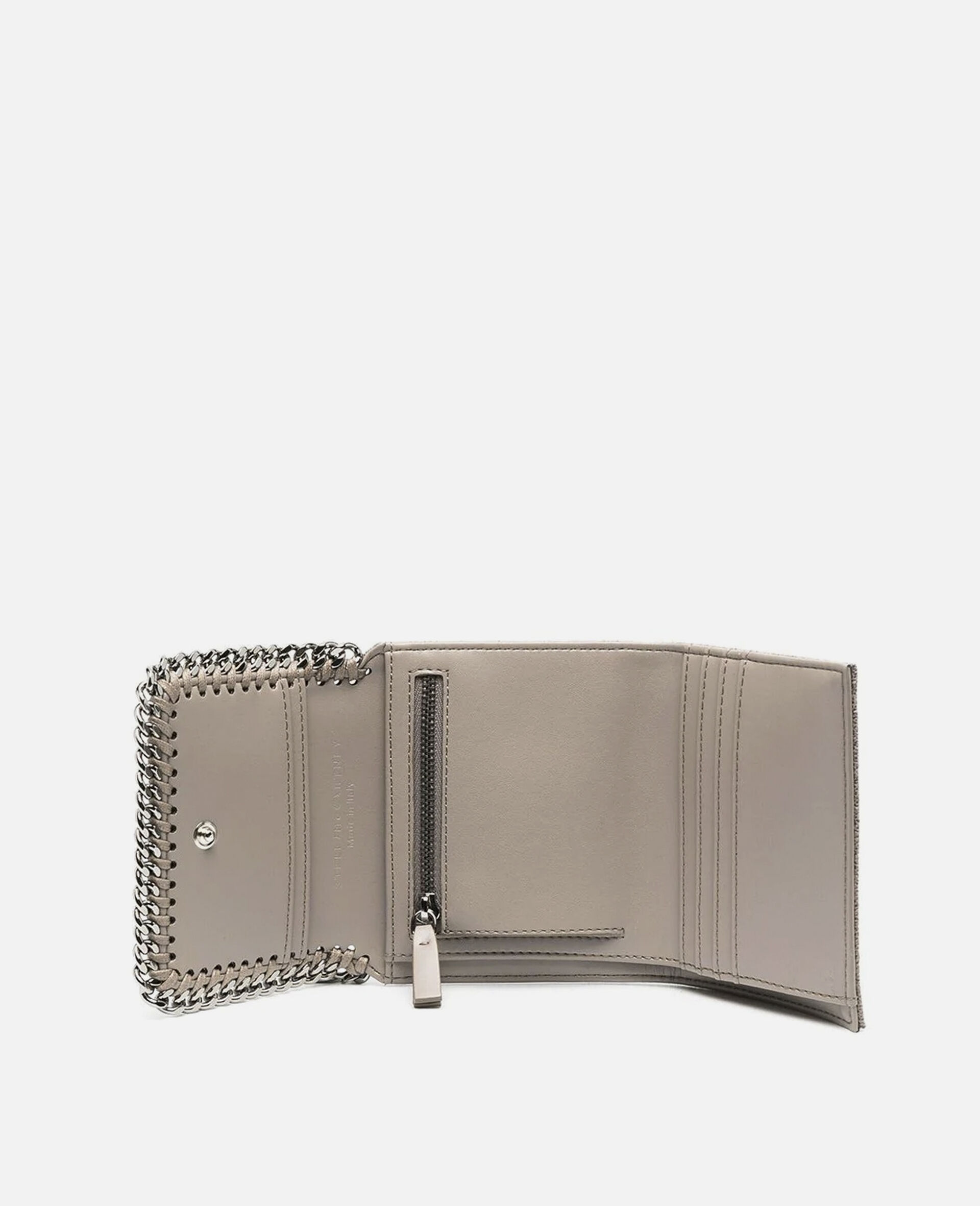 Falabella Small Flap Wallet-Grey-large image number 3