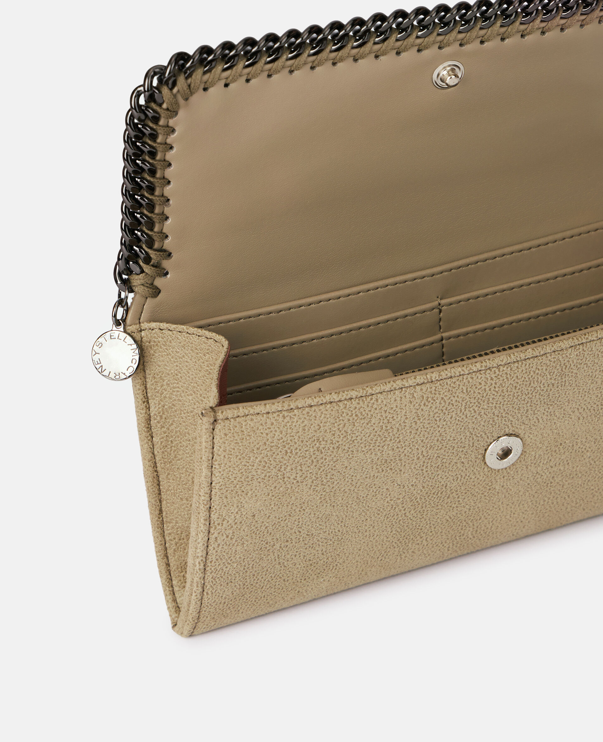 Portafoglio Continental Falabella con Patta-Cream-large image number 3