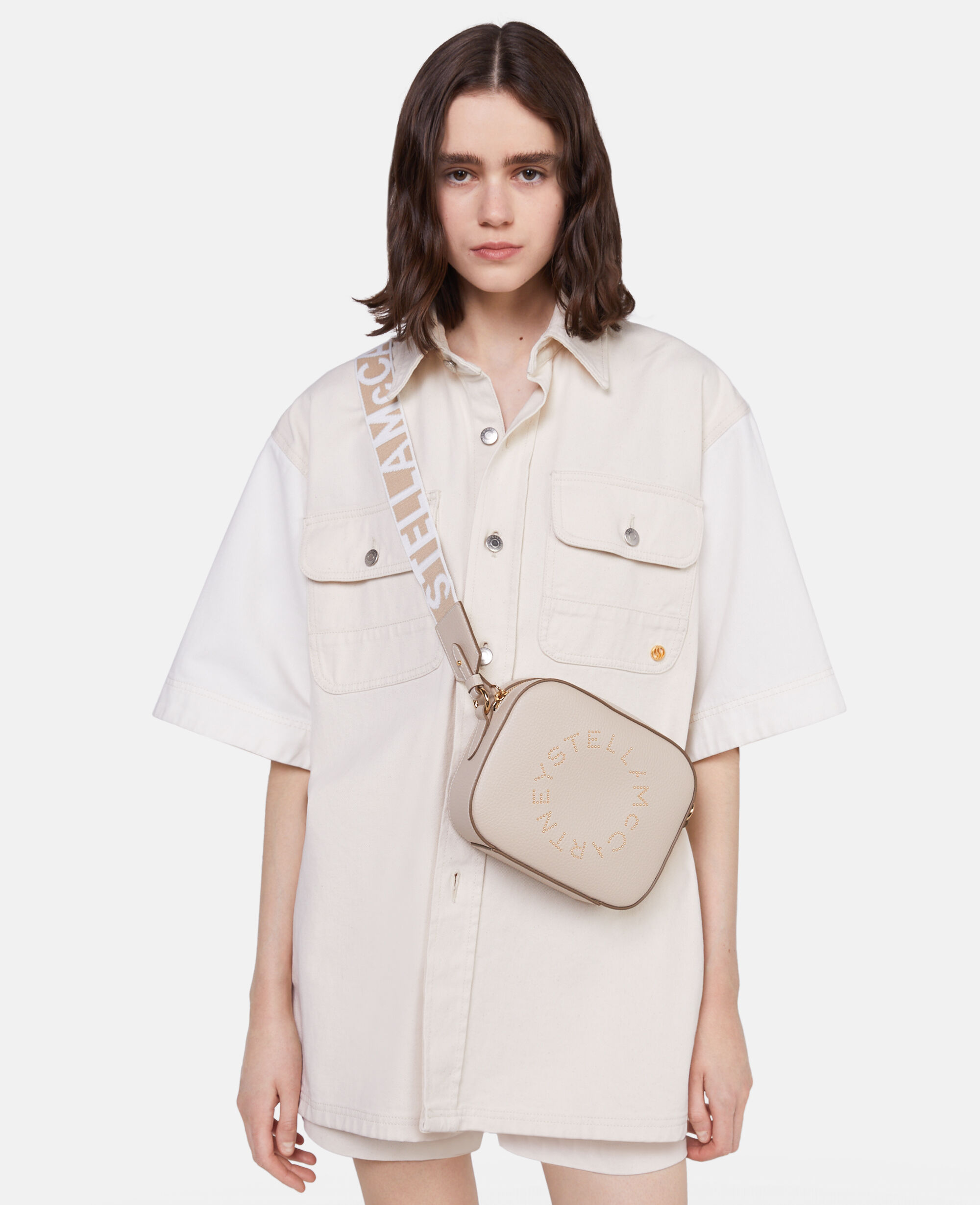 Stella mccartney sale logo camera bag