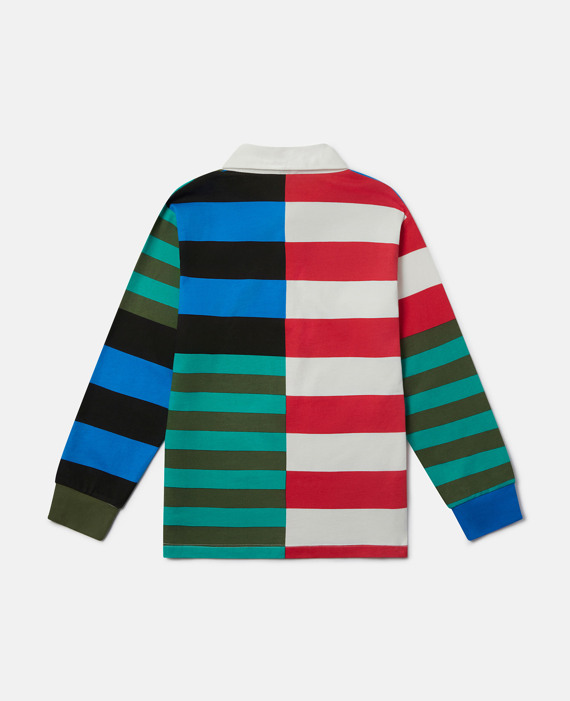 Variegated Stripe Rugby Top-Multicoloured-large image number 2