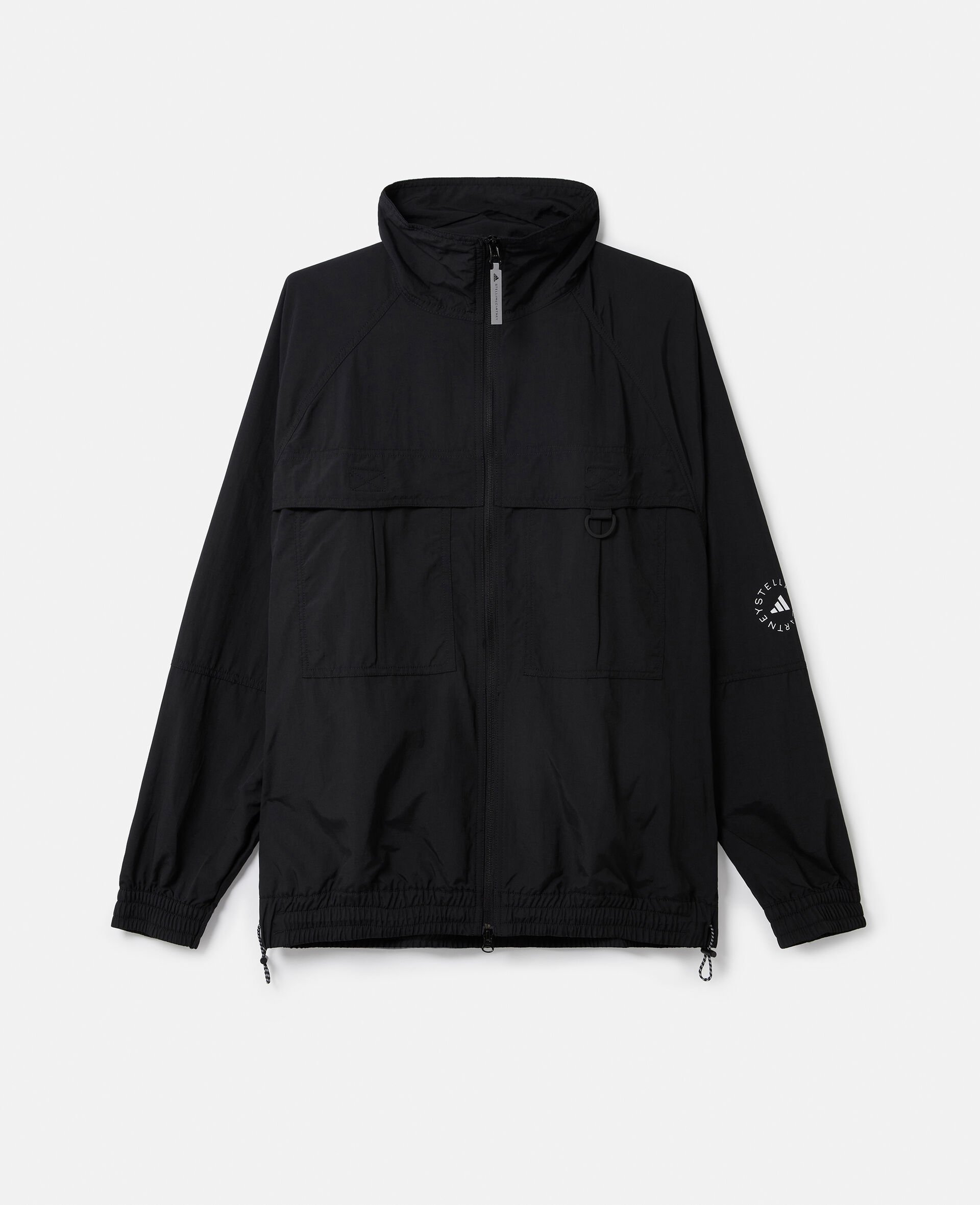 TrueCasuals Woven Track Jacket-Black-large image number 0