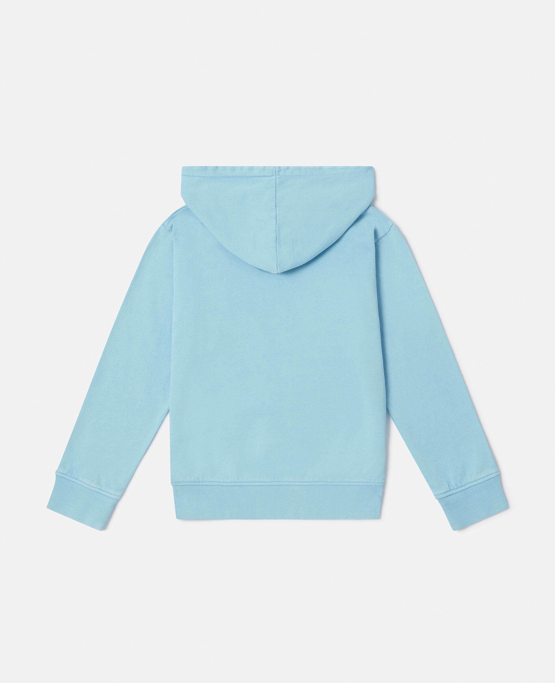 Stella Logo Active Embroidery Oversized Hoodie-Blue-large image number 2