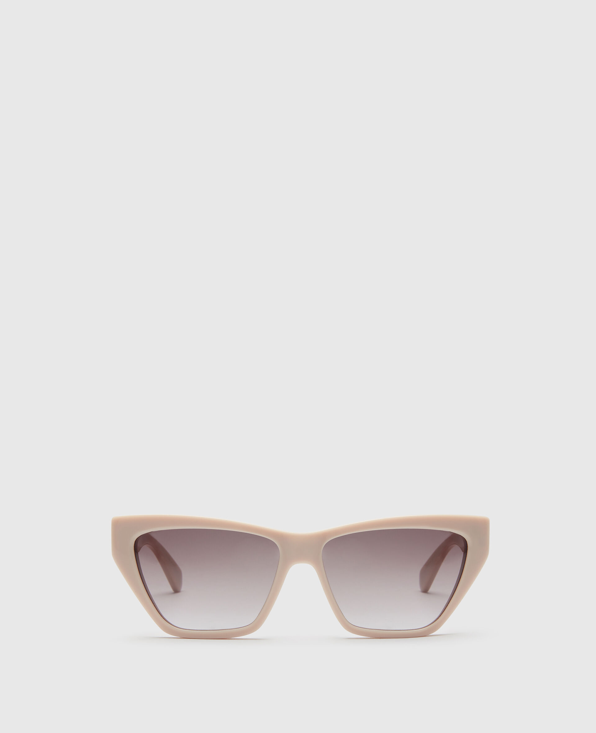 Exaggerated Cat-Eye Sunglasses-Beige-medium